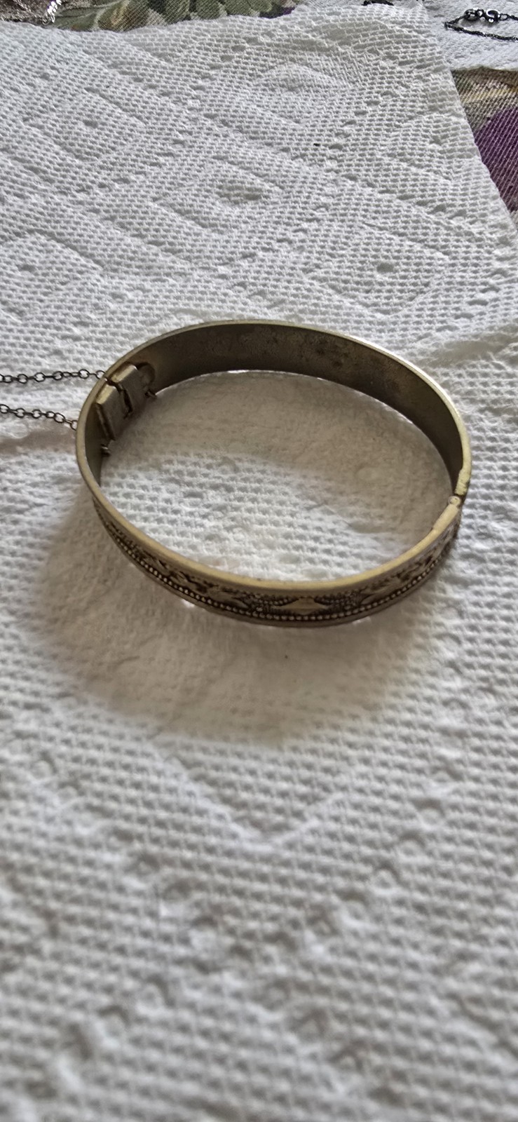 Whiting & Davis Silver Tone Bracelet and Ring Lot Ornate Design Vintage Jewelry