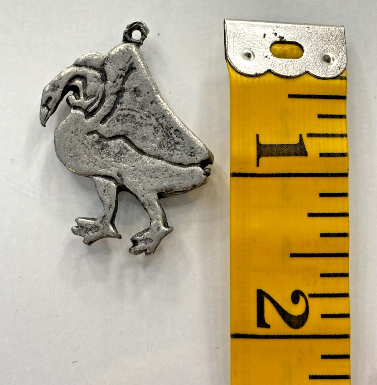 Vintage Buckingham Pewter Swan Pendant – Old Gaol Buckinghamshire England 90s