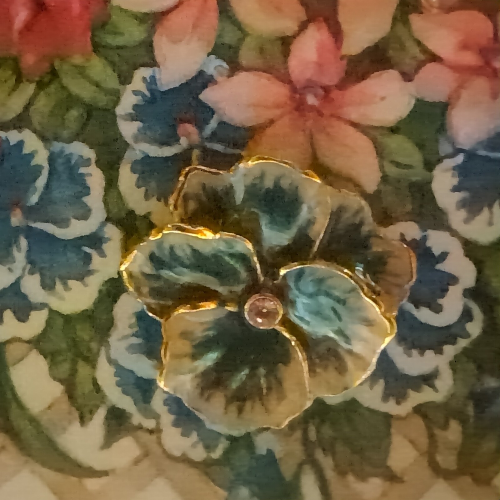 Vintage Joan Rivers Hearts and Flowers Interchangeable Pin Collection NIOB