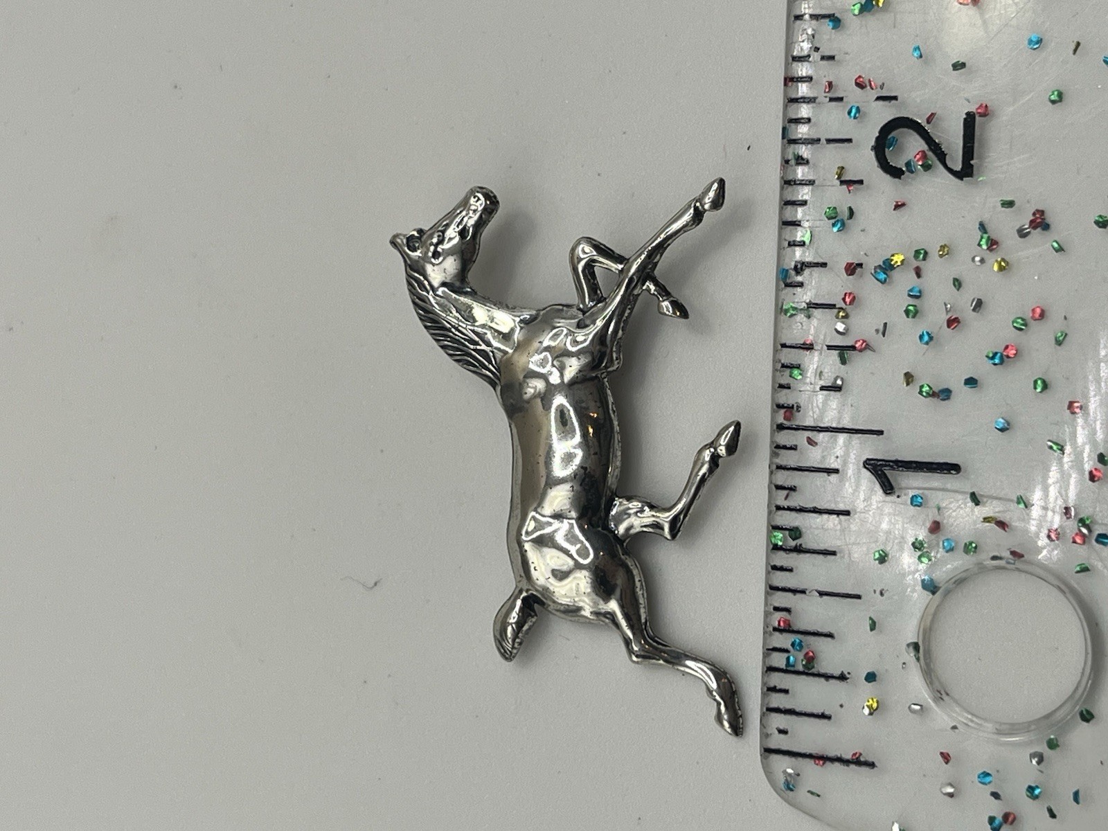 BEAU 925 STERLING SILVER EQUESTRIAN Running HORSE BROOCH- New
