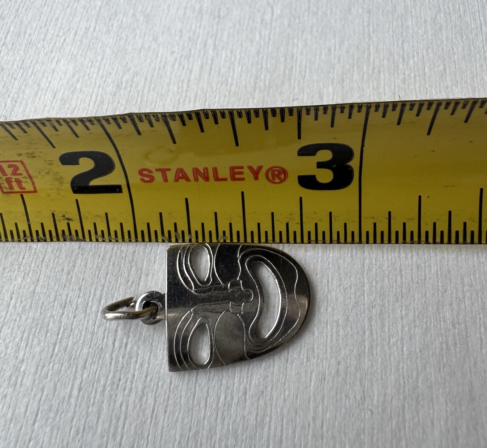 925 Sterling Silver Vintage Sock Buskin Tragedy Comedy Mask Charm Pendant