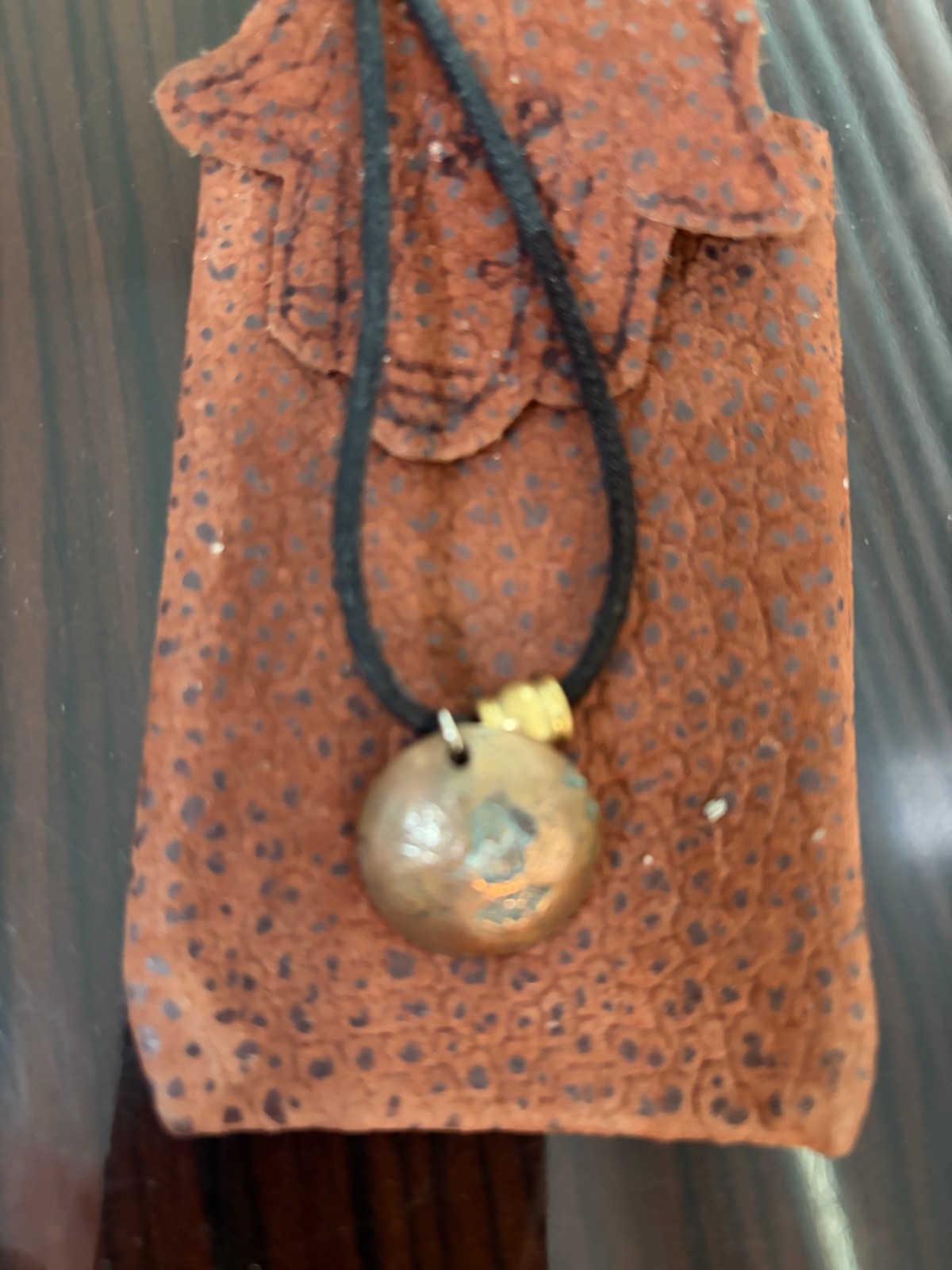 Moroccan Hamsa Coin Antique Berber Style Necklace Authentic
