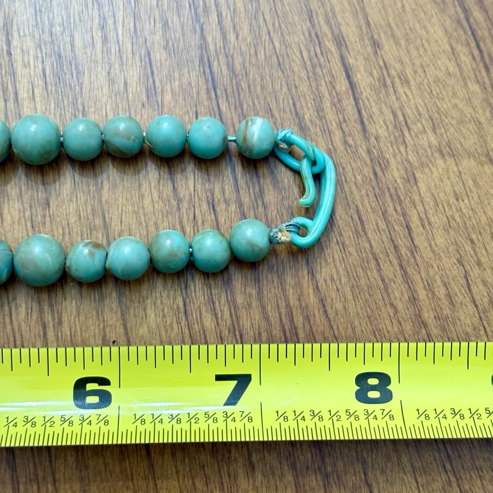 Vintage 1930 – 1960 Plastic Single Strand Beaded Necklace Lot MCM Art Deco