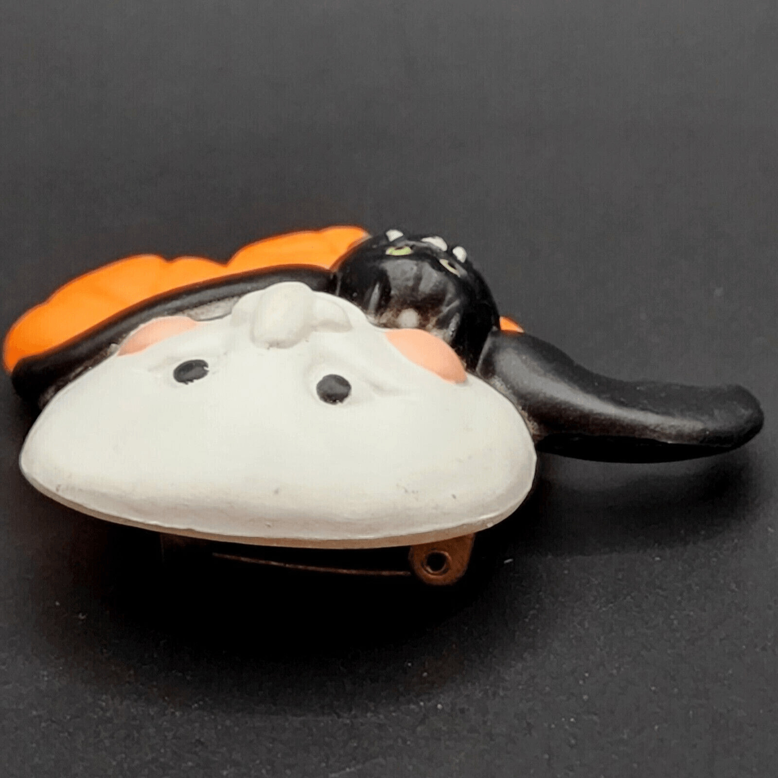FUN WORLD Vintage Halloween Pin Full Moon Bats Pumpkin Brooch Costume Gift