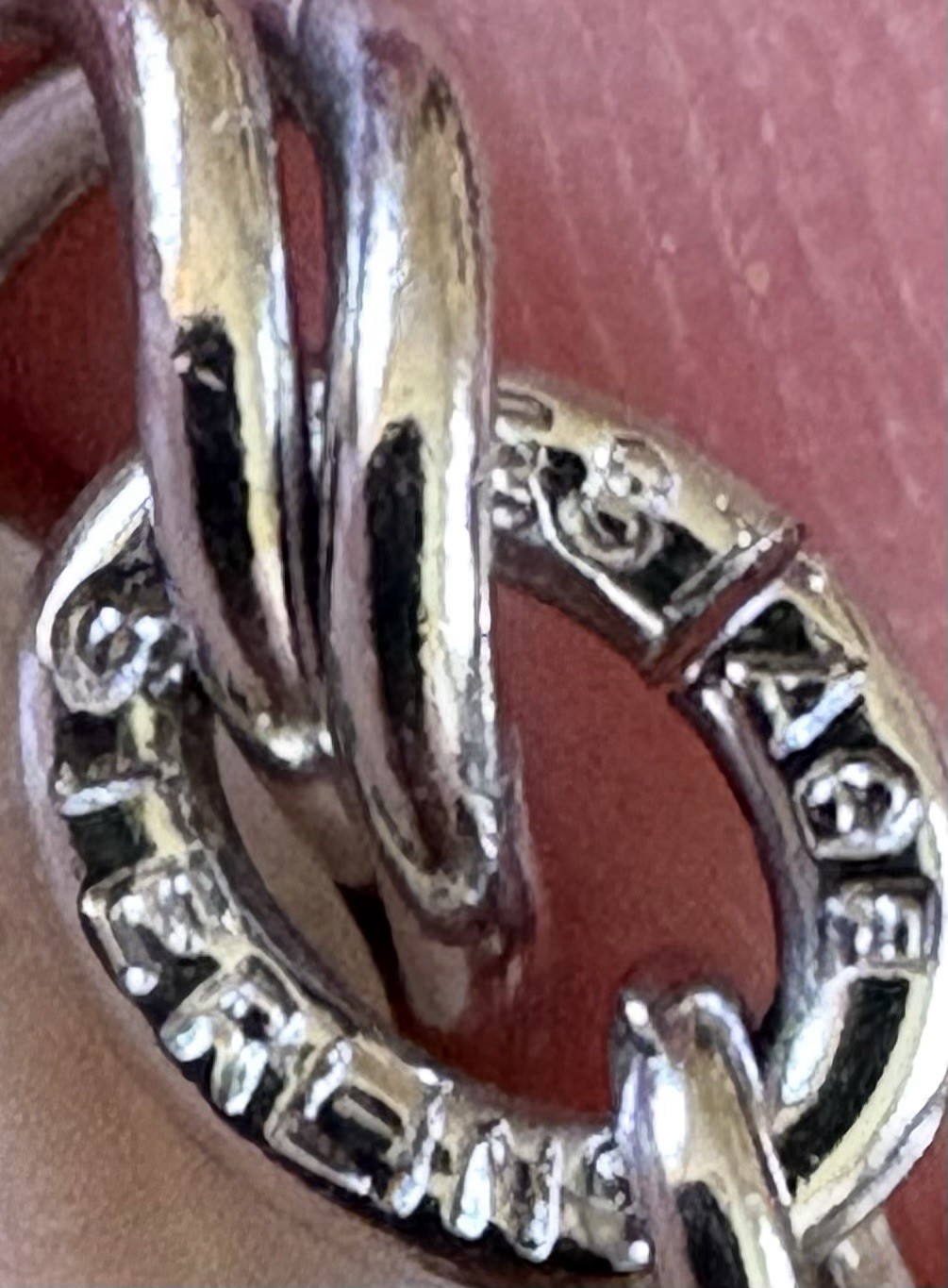 VINTAGE Charm Bracelet Sterling Double Link! 10g 7.5 Inches GREAT STARTER!!