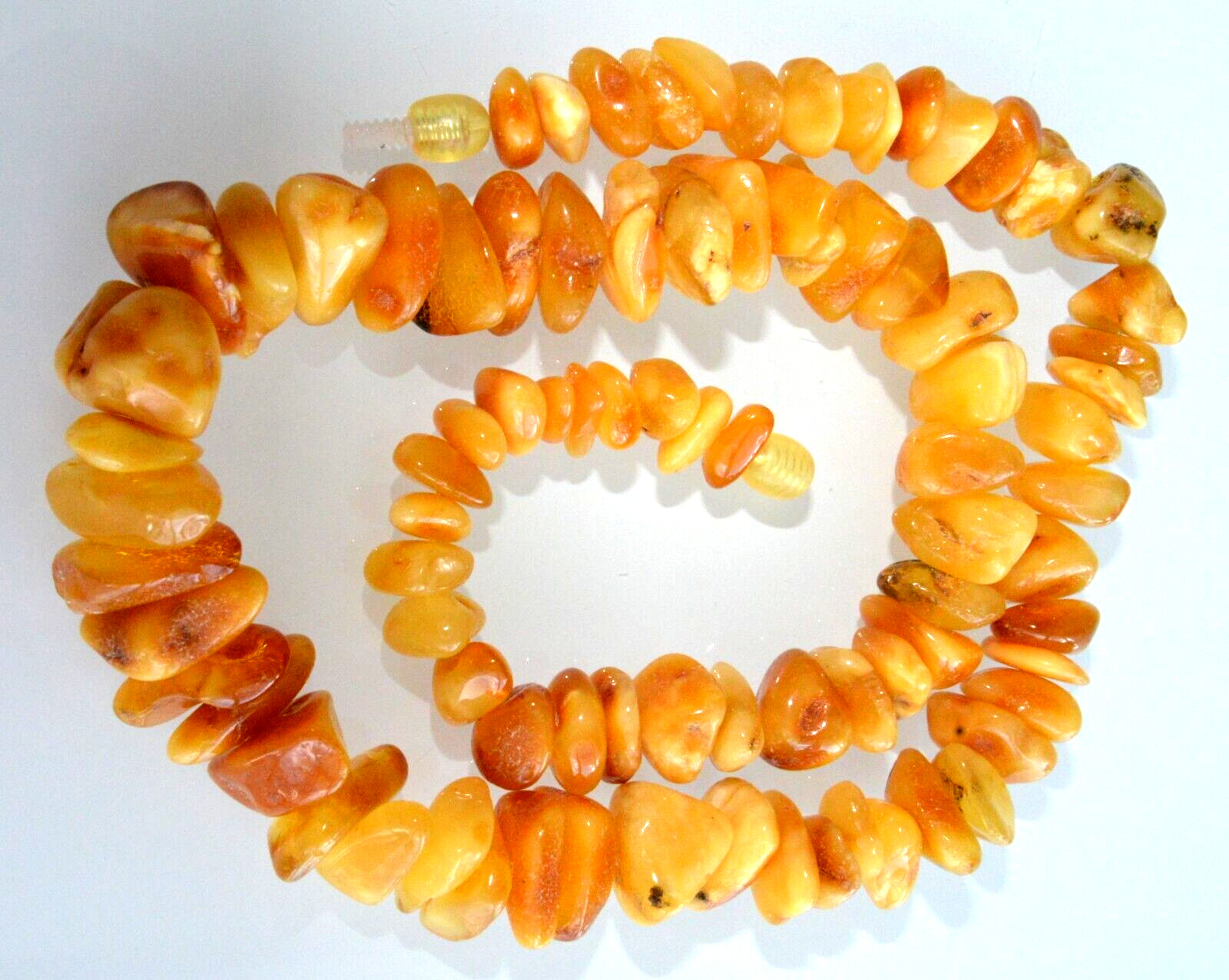 ✅52cm = 54gr RUSSIAN SOVIET BALTIC AMBER BEAD NECKLACE 琥珀 BRACELET STONE PENDANT