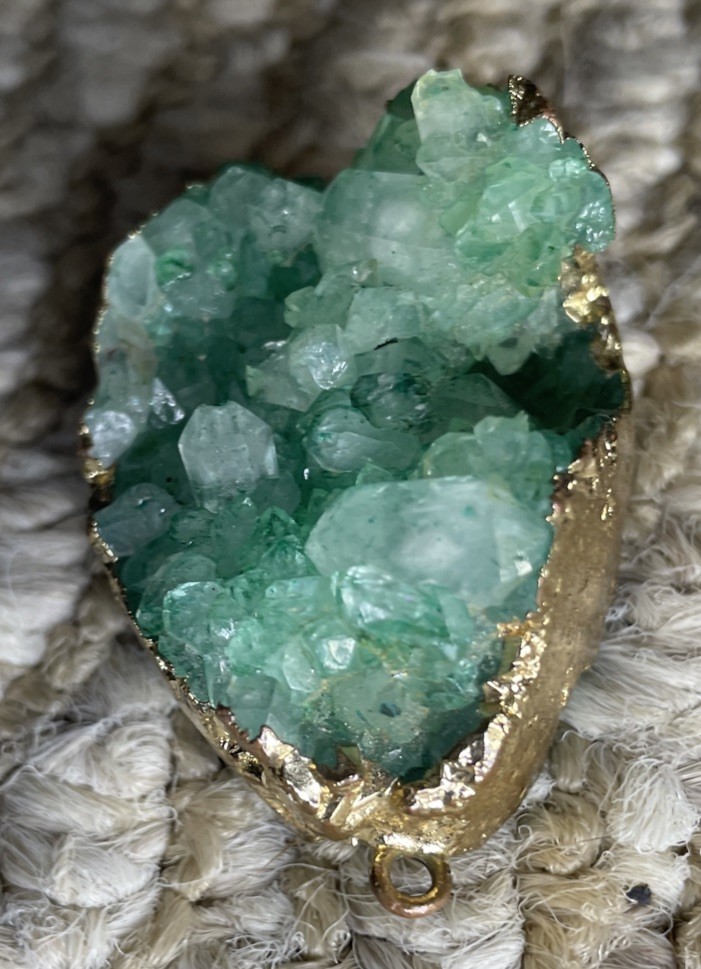 Geode Pendant – Green – Great Piece