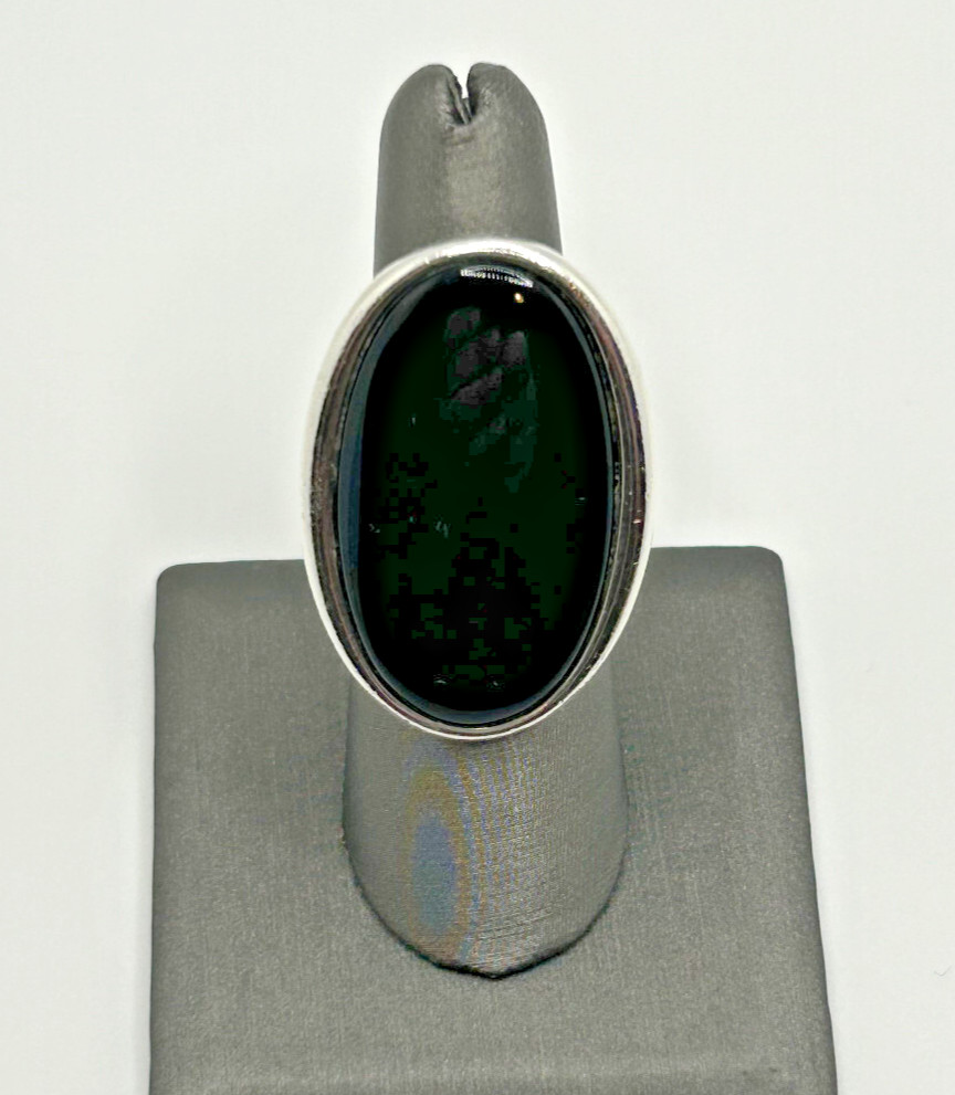 Neils Erik NE FROM Onyx~ Sterling Silver 925 Modernist Ring-Denmark- Size 7 #445