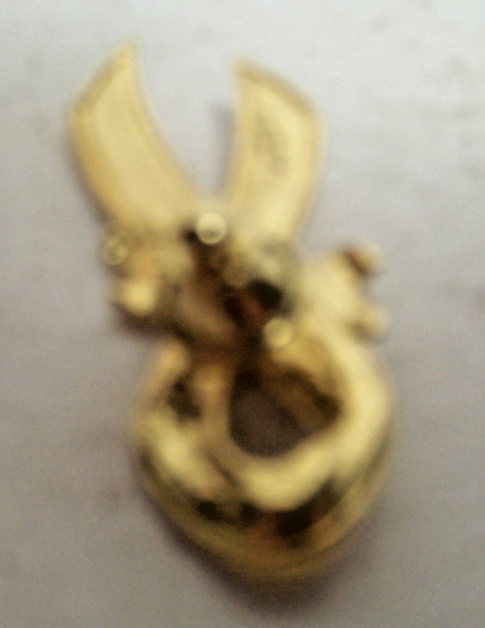 Vintage Rose Gold Tone Scarf or Glove Holder Clips
