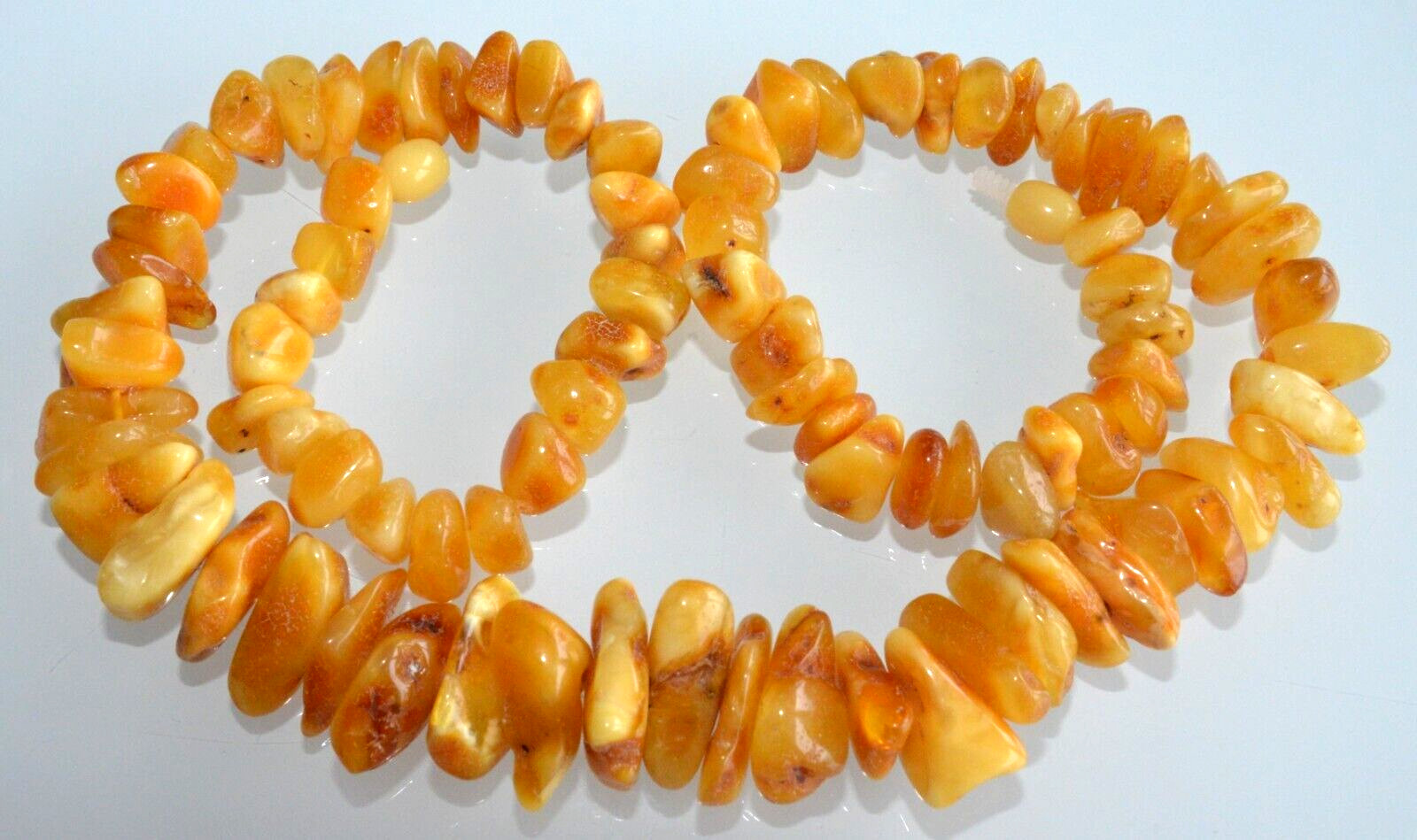 46gr RUSSIAN SOVIET BALTIC AMBER BEAD NECKLACE 琥珀 BRACELET STONE PENDANT EARRING