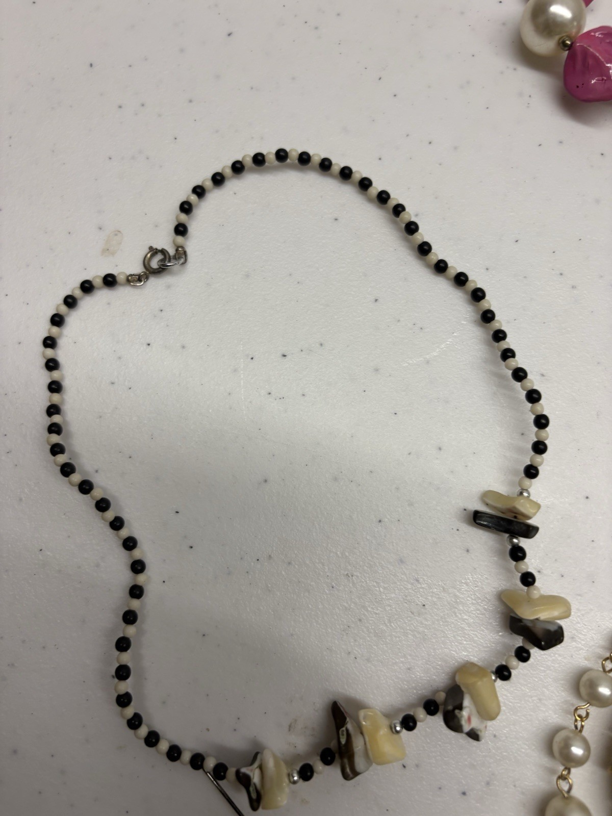 Vintage Costume Jewelry Lot Necklaces Brooches Pins Bracelet Ring Faux Pearl