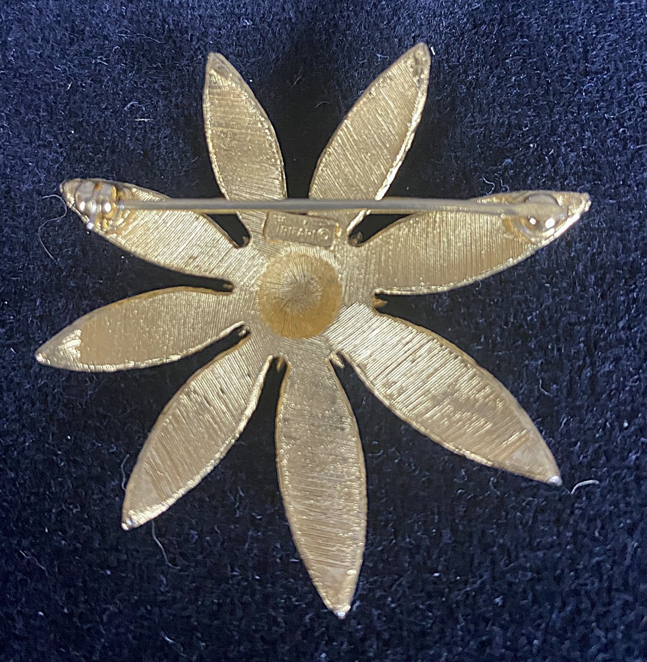 Vintage Signed Crown Trifari Jewelry, Bracelet, 3 Broochs, 4 Pair Clip Earrings