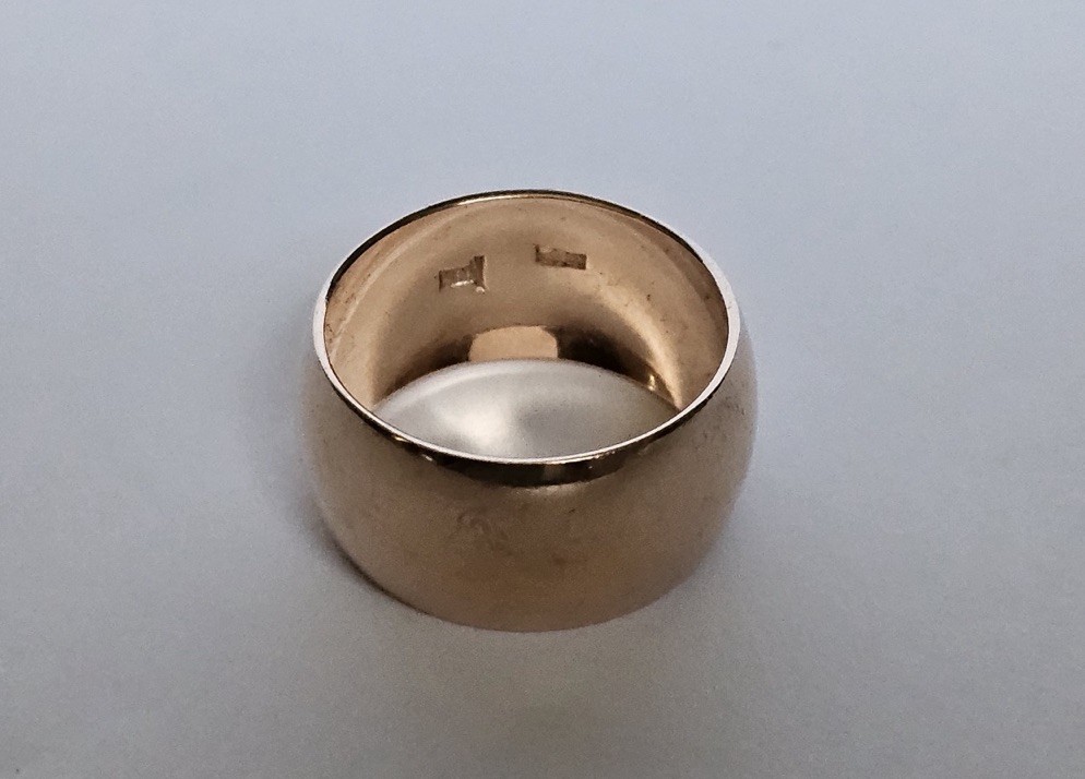 14k Gold Ring 5.8g Vintage USSR