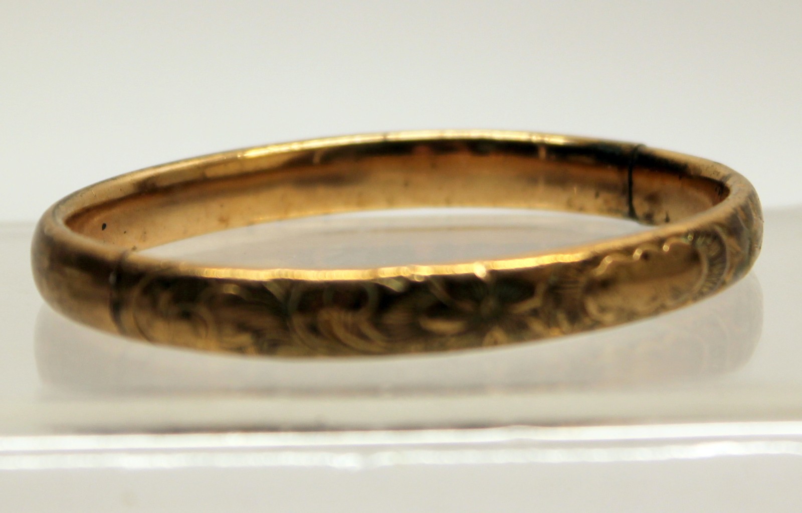 Antique Victorian Gold Filled Bangle Bracelet for Child