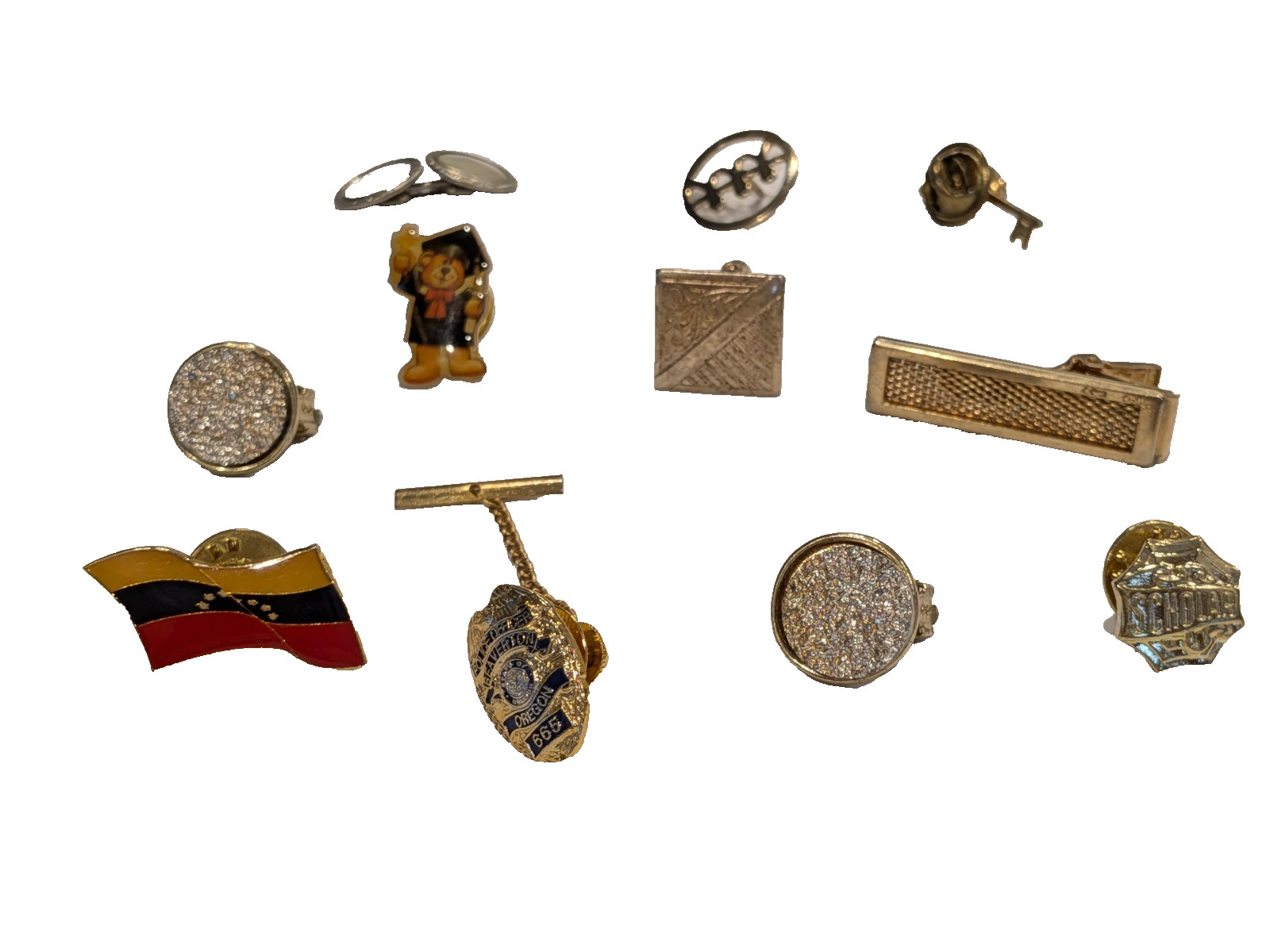 Vintage Pins & Accessories Lot (11 Pieces)