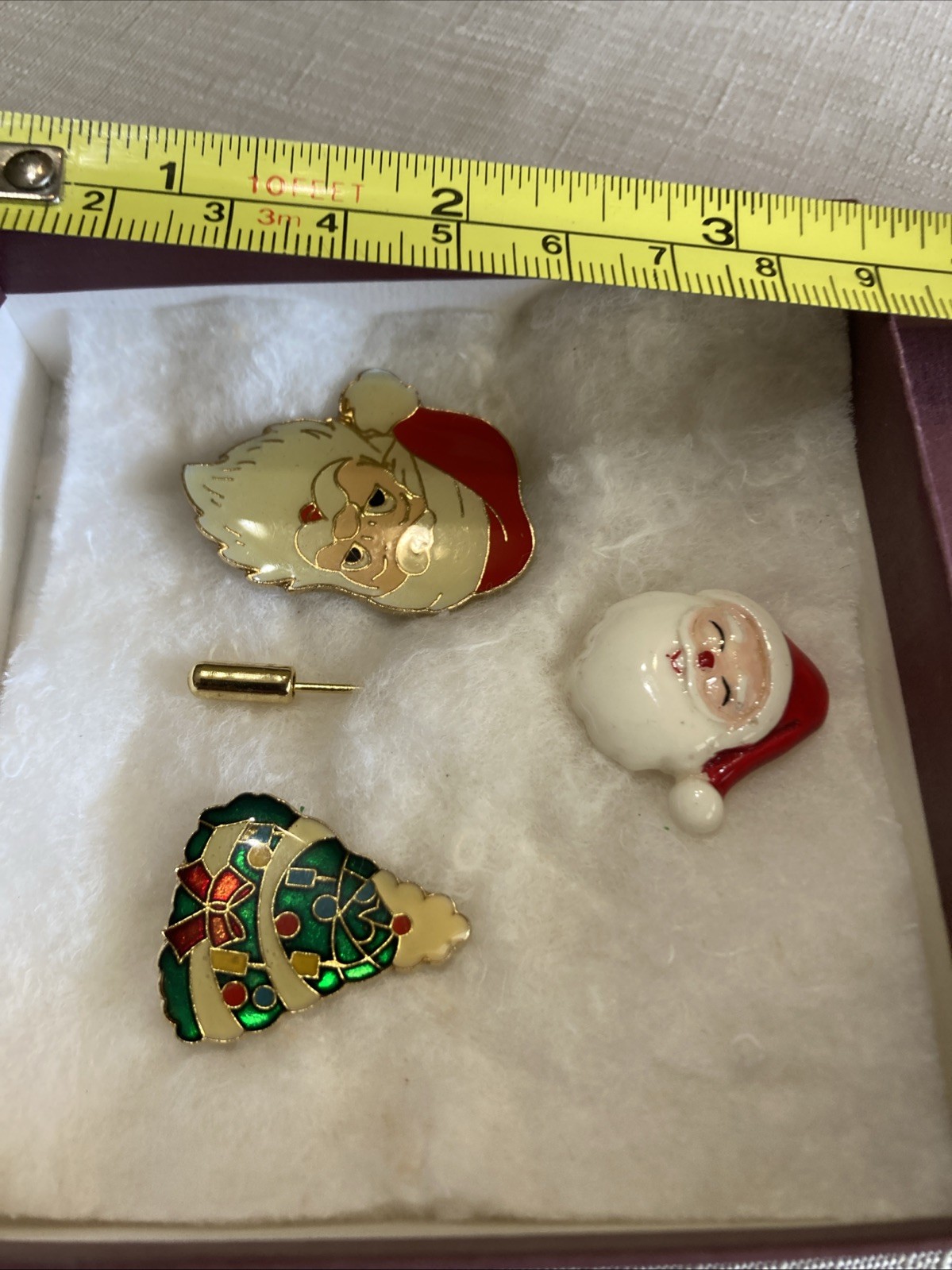 Vintage Holiday Pins, Collection of 3