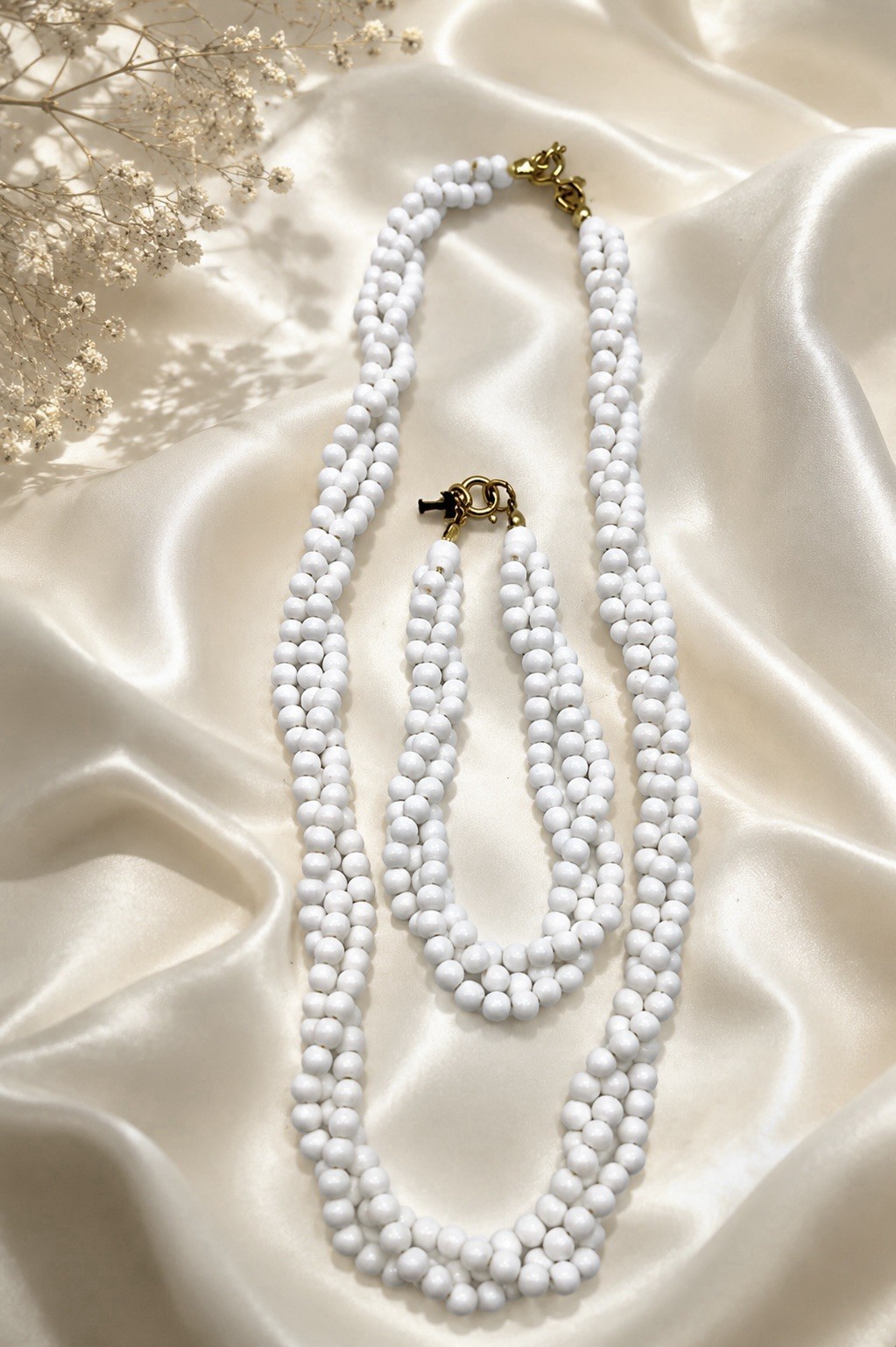 Vintage Trifari Everyday Essentials – 8pc Dainty Layering Jewelry Collection
