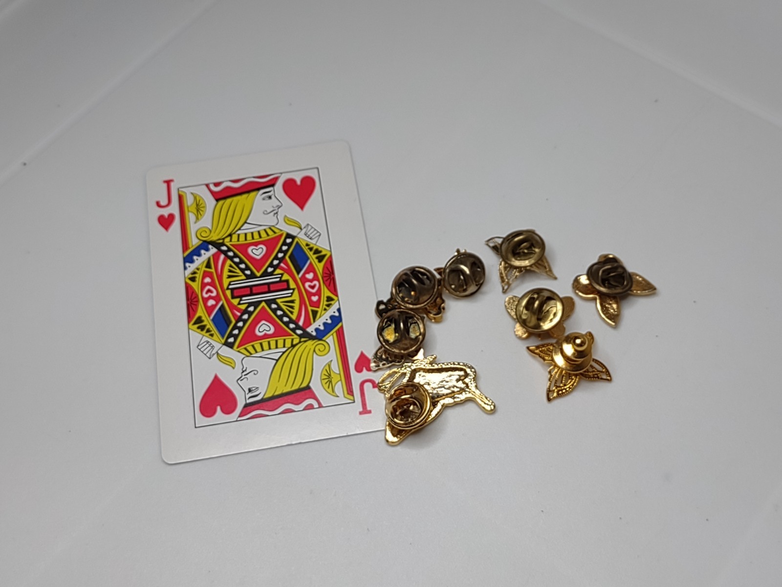 Lot Of 8 Gold Tone Butterfly Pins 8 Pc Butterfly Pin Lot