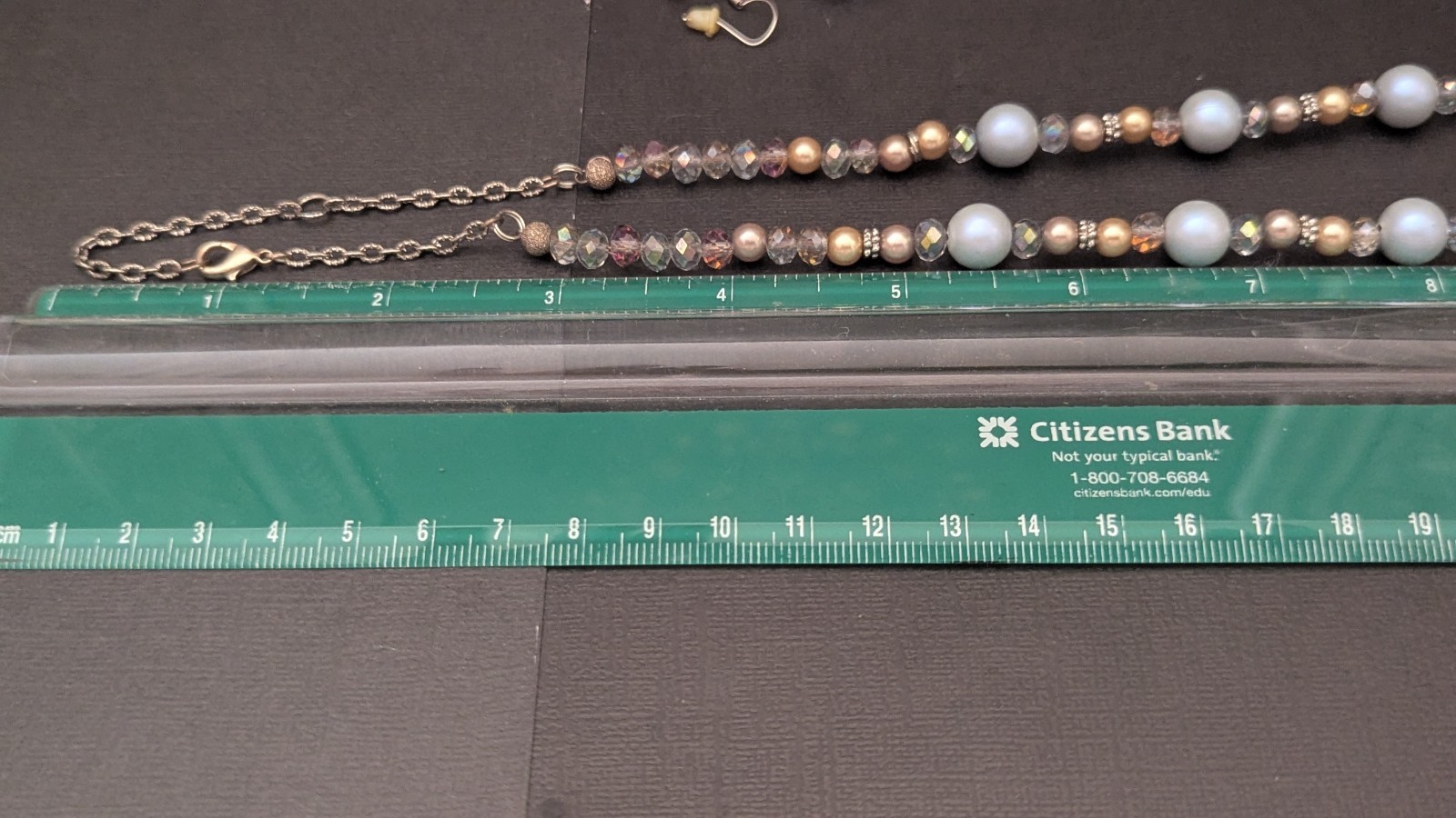 Vintage Light Blue Embossed Peacock Necklace – possibly Celluloid? With Earrings