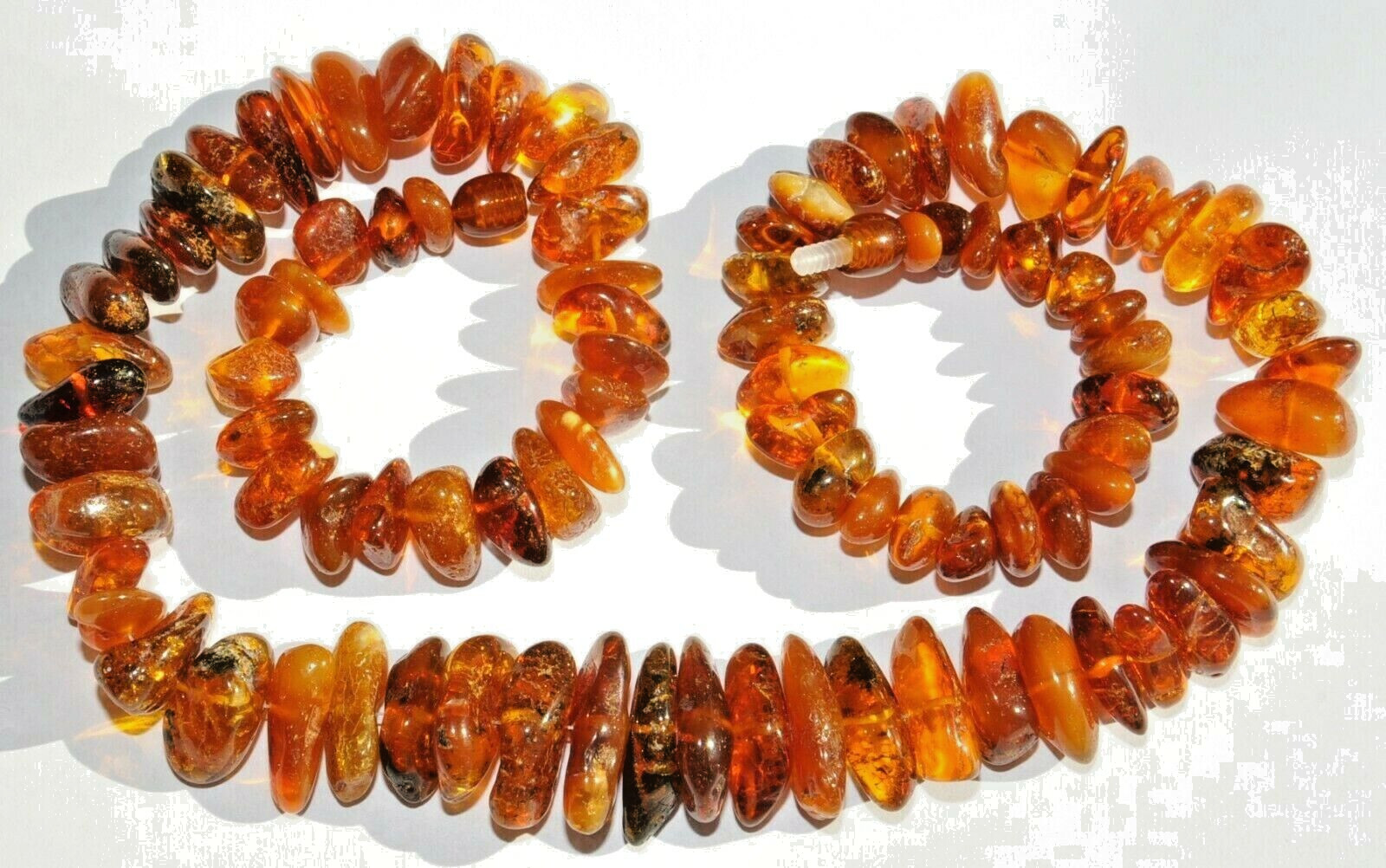 ✅51 cm =45gr RUSSIAN SOVIET BALTIC AMBER BEAD NECKLACE 琥珀 BRACELET STONE PENDANT
