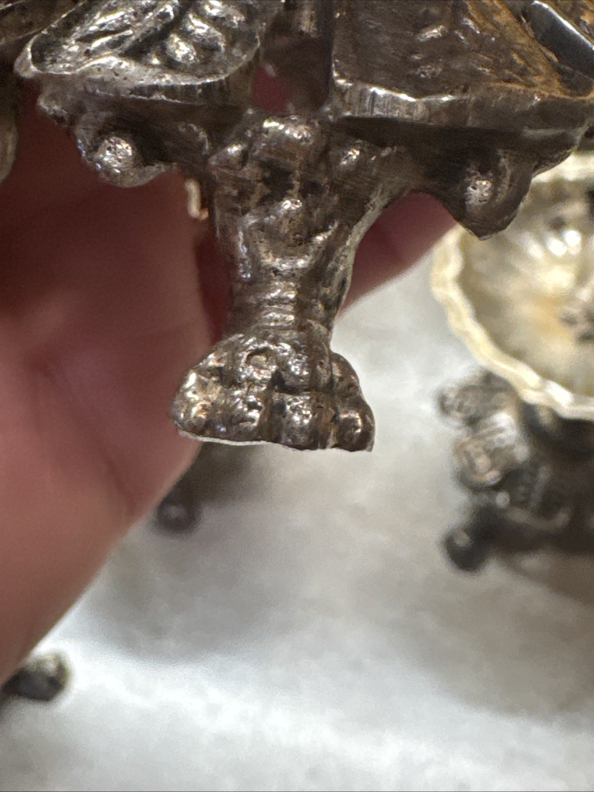 CENDRIER jewelry and or salt cinder Italia 1930 ( set of Eight )