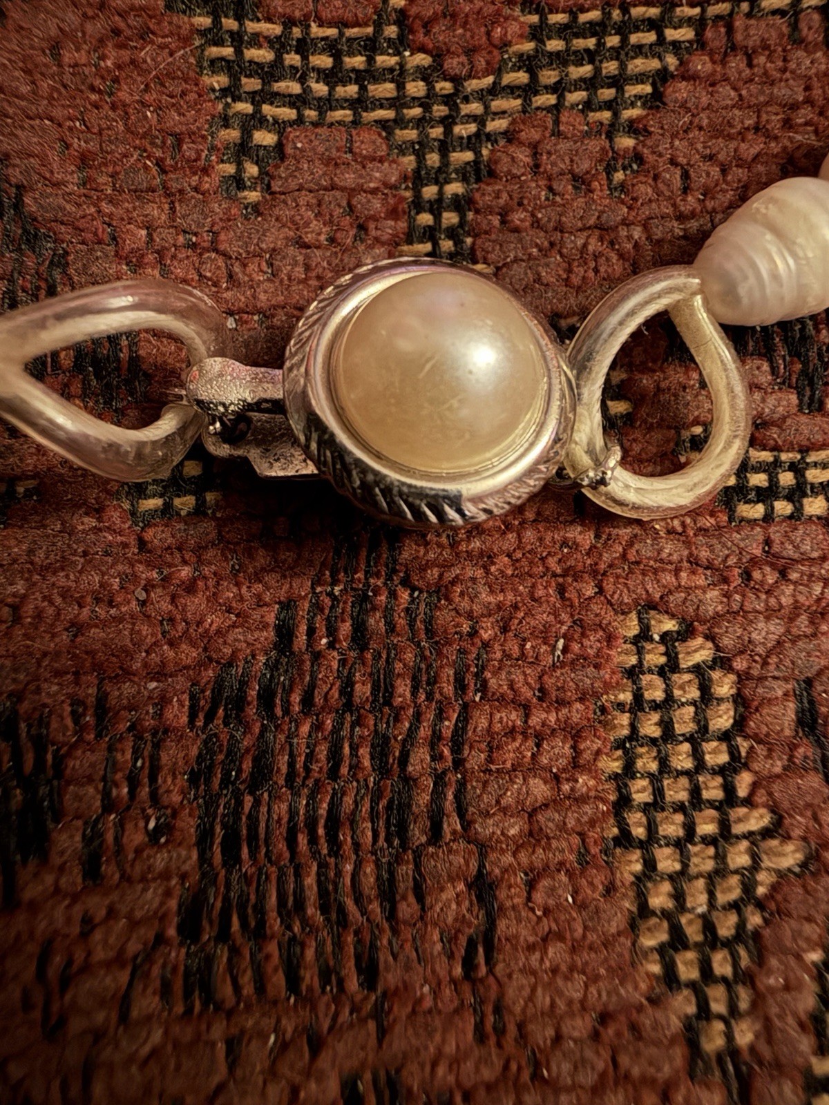 Vintage Freshwater Baroque Pearl Necklace Approximately 22 Inches Long.