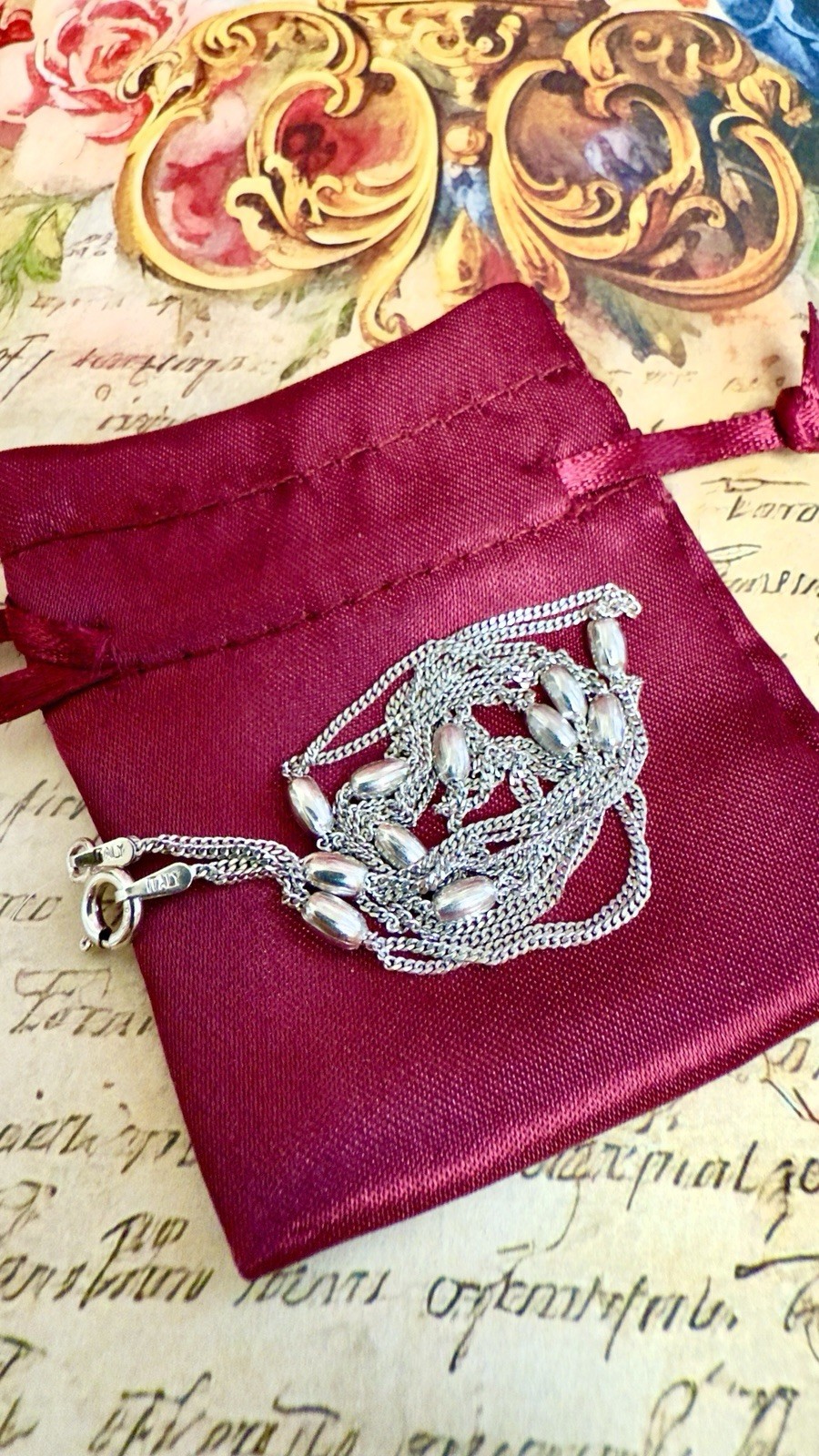 925 Sterling Silver Chain – 18″ – 45cm – Sophisticated Italian! #1745