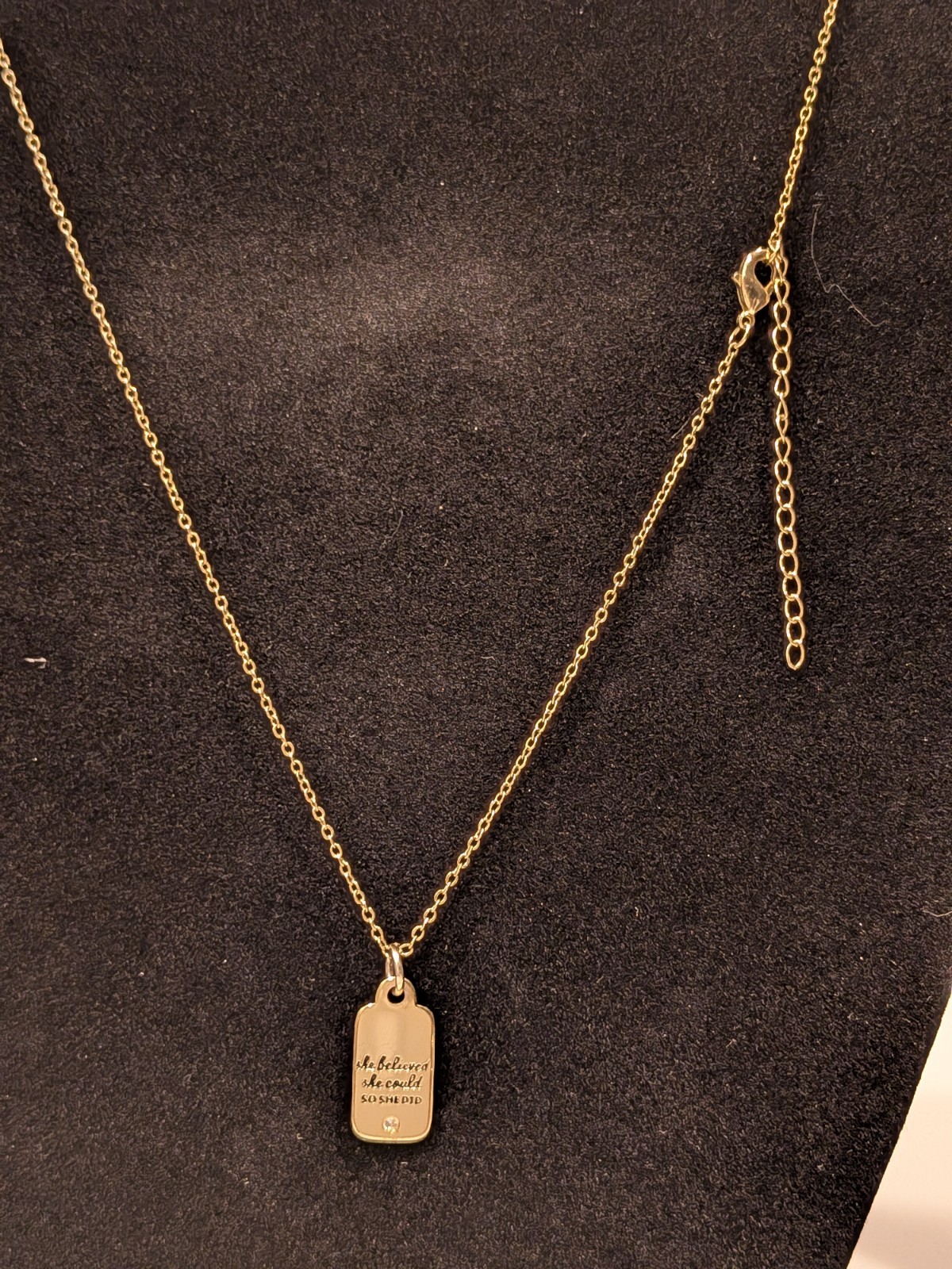 Lot of 4 Statement Necklaces | Chevron Geometric, Time Turner Style – Gold Tone