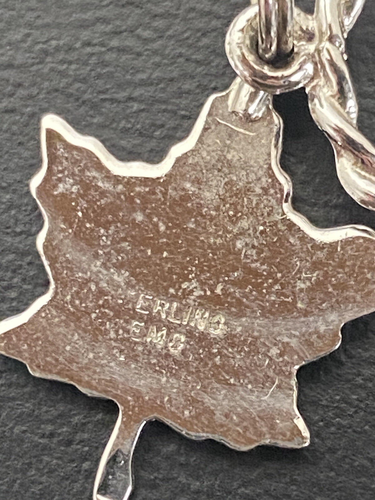 VTG Sterling Slver Charm Waskesui Lake SK Canada Souvenir EMO Saskatchewan