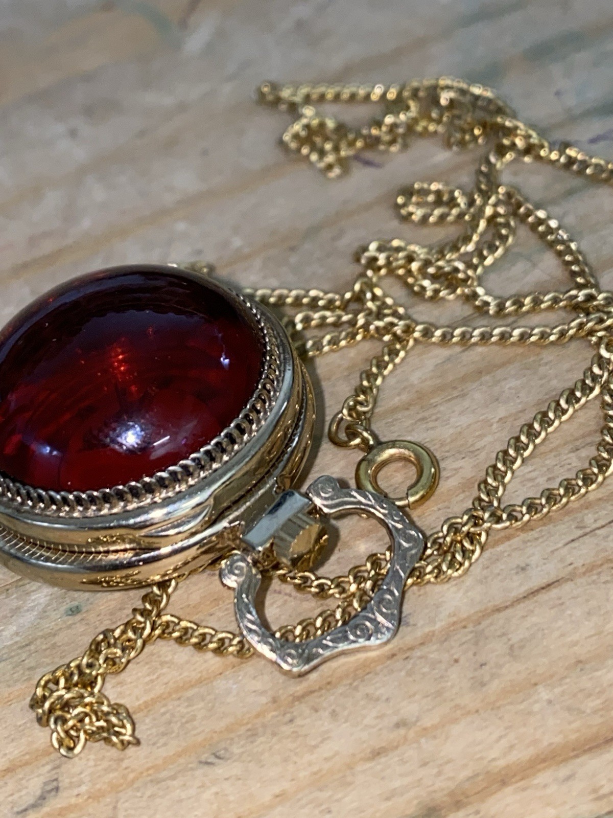 Vintage USSR Watch Melana AU with Speidel Goldfilled Chain Rare