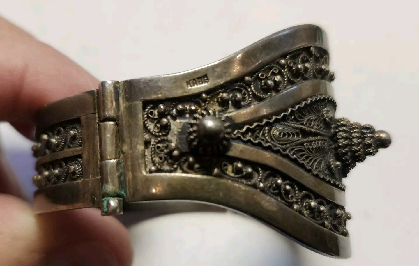 Vintage Berber Bracelet Kabe 850 Silver Morocco