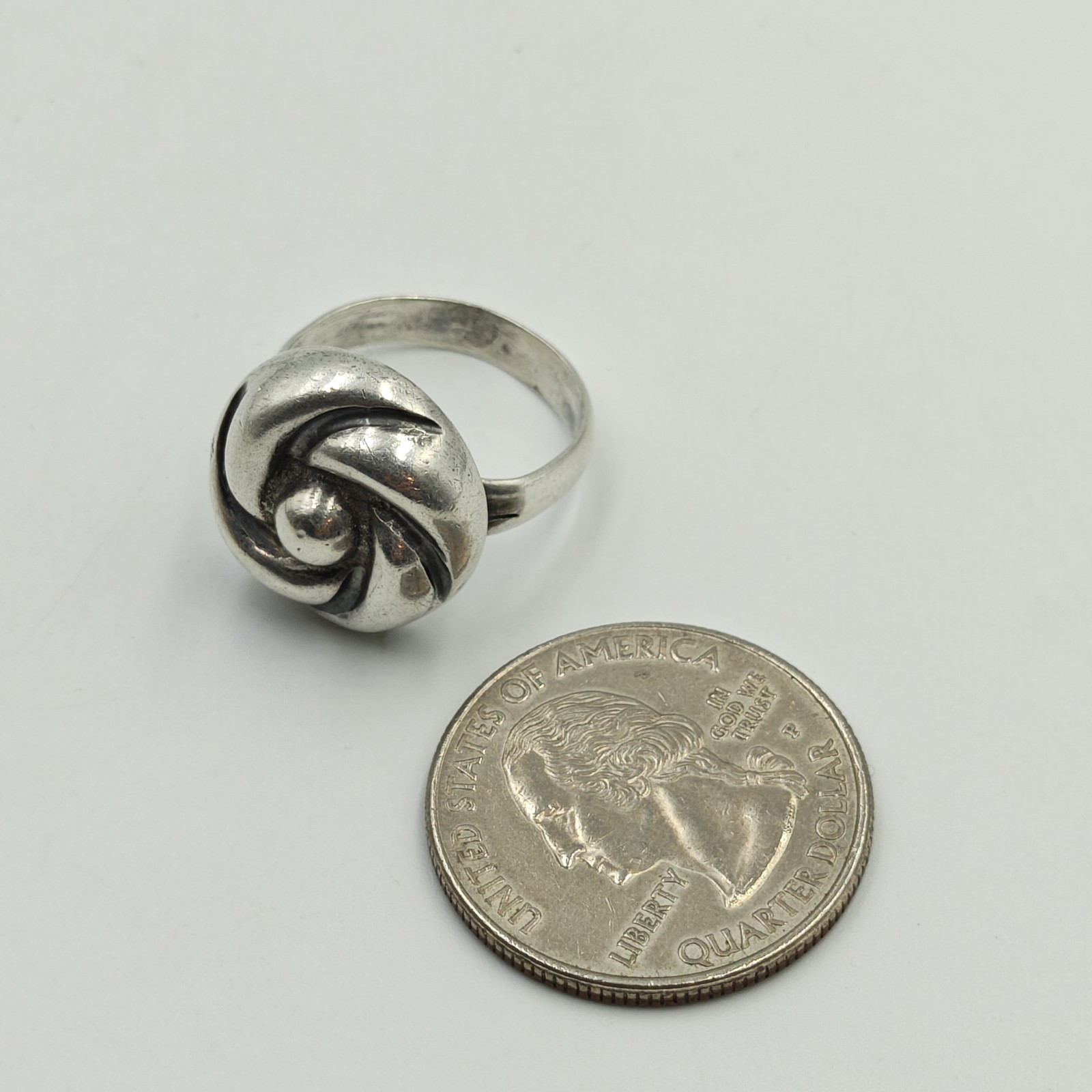 Vintage 980 Silver Ring Size 6.5 Made In Mexico