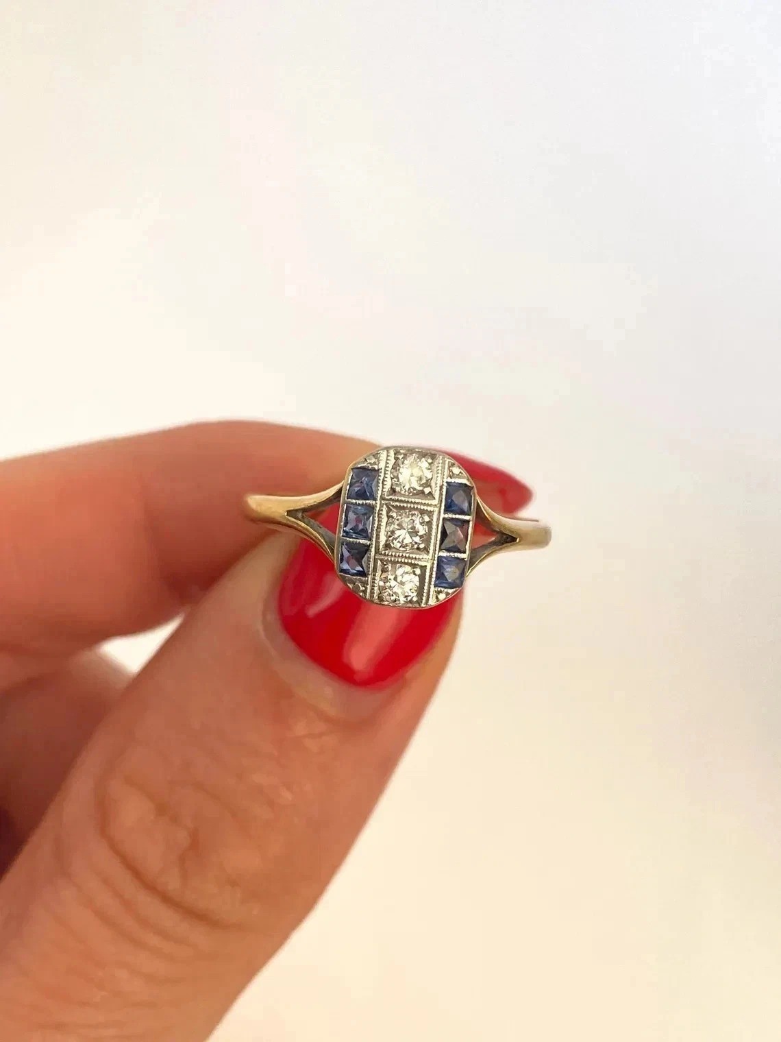 2.55Ct Art Deco Style Lab Created Diamond Anniversary 14K White Gold Finish Ring