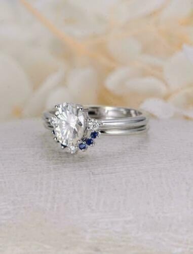 2.50 Ct Diamond Art Deco Antique Vintage Engagement Ring Set 925 Sterling Silver