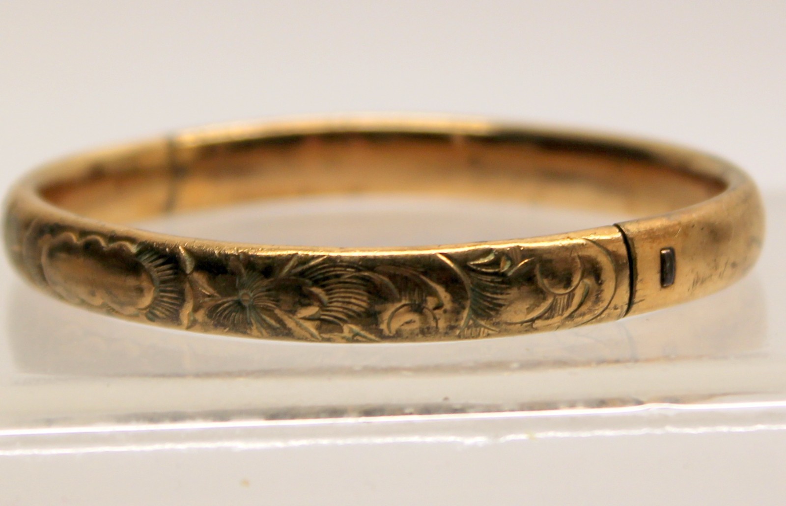 Antique Victorian Gold Filled Bangle Bracelet for Child