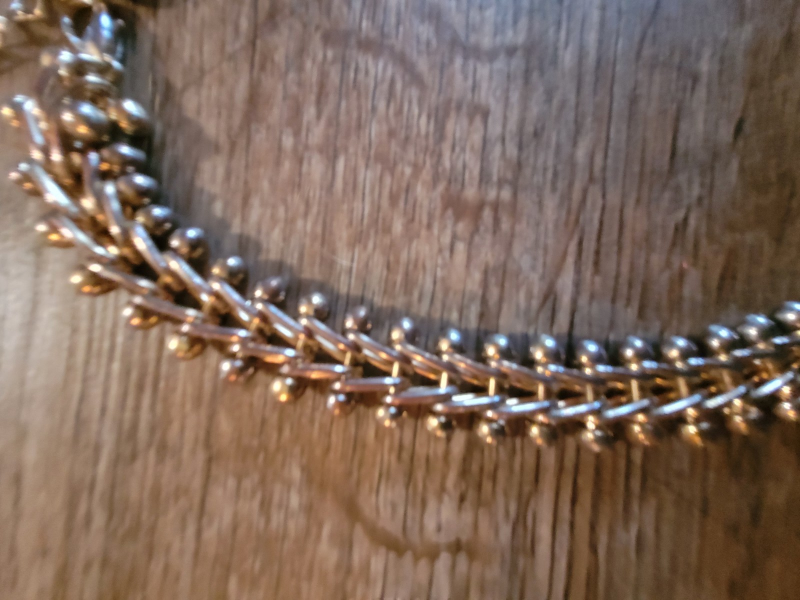 Silvertone Link Chain Articulated Necklace Vintage Costume Jewelry