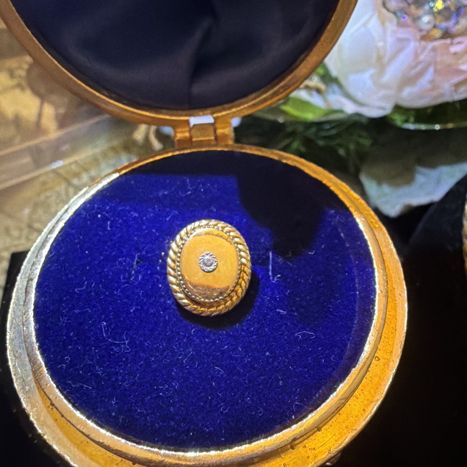 Victorian Diamond Lapel Pin