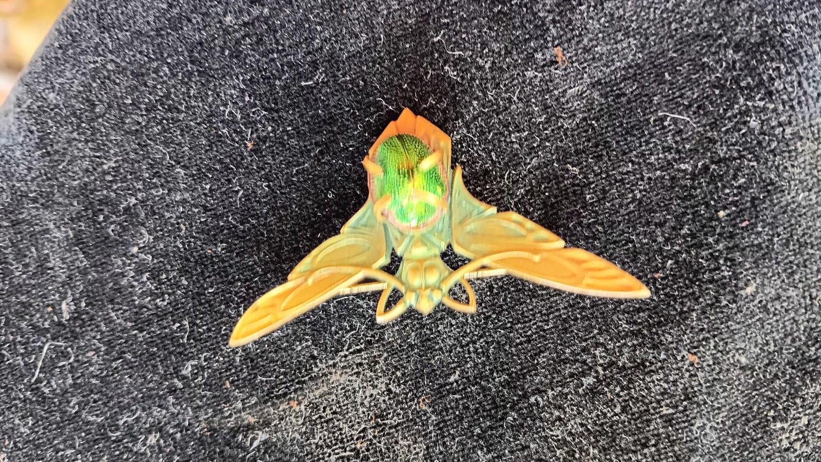 Antique French Art Nouveau Real Scarab Pendant