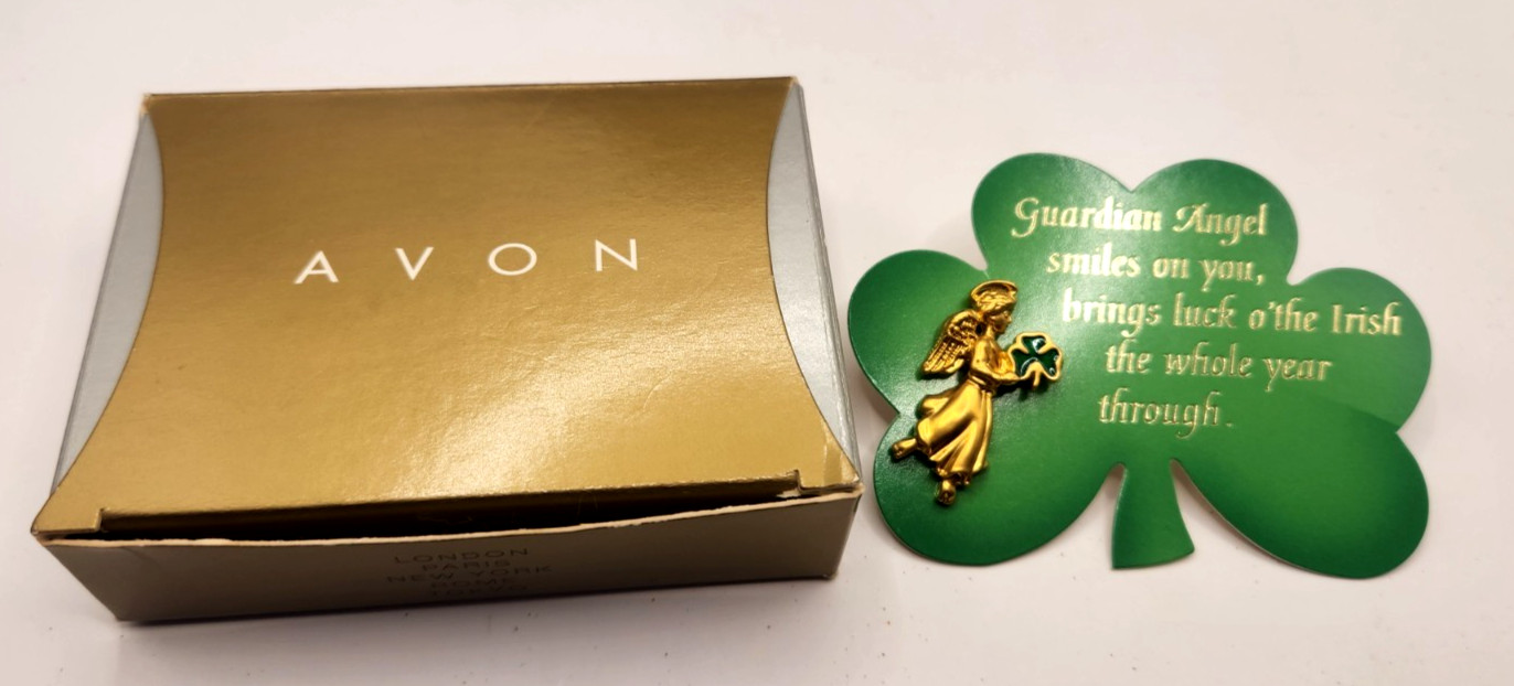 Avon St. Patrick’s Guardian Angel Pin – Vintage 1996