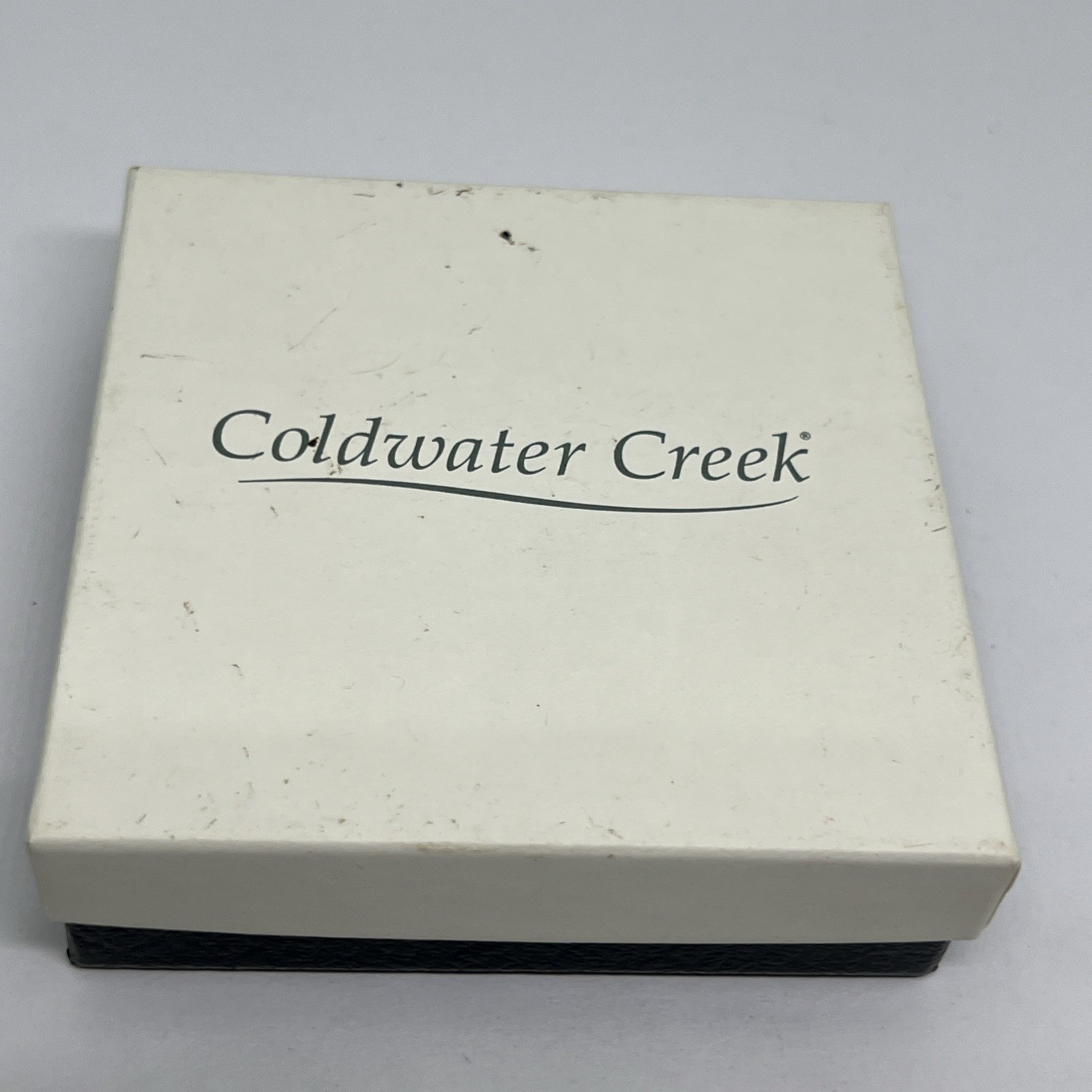Coldwater Creek Vintage Multi Strand Silver Tone Blue Green Bead Necklace W/ Box