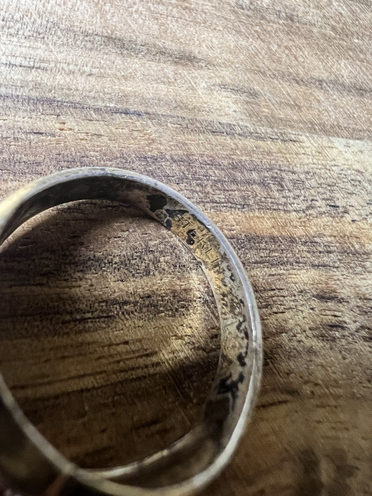 Antique Sterling Silver Gold Wash With Multicolor Rhinestones Ring Size 8