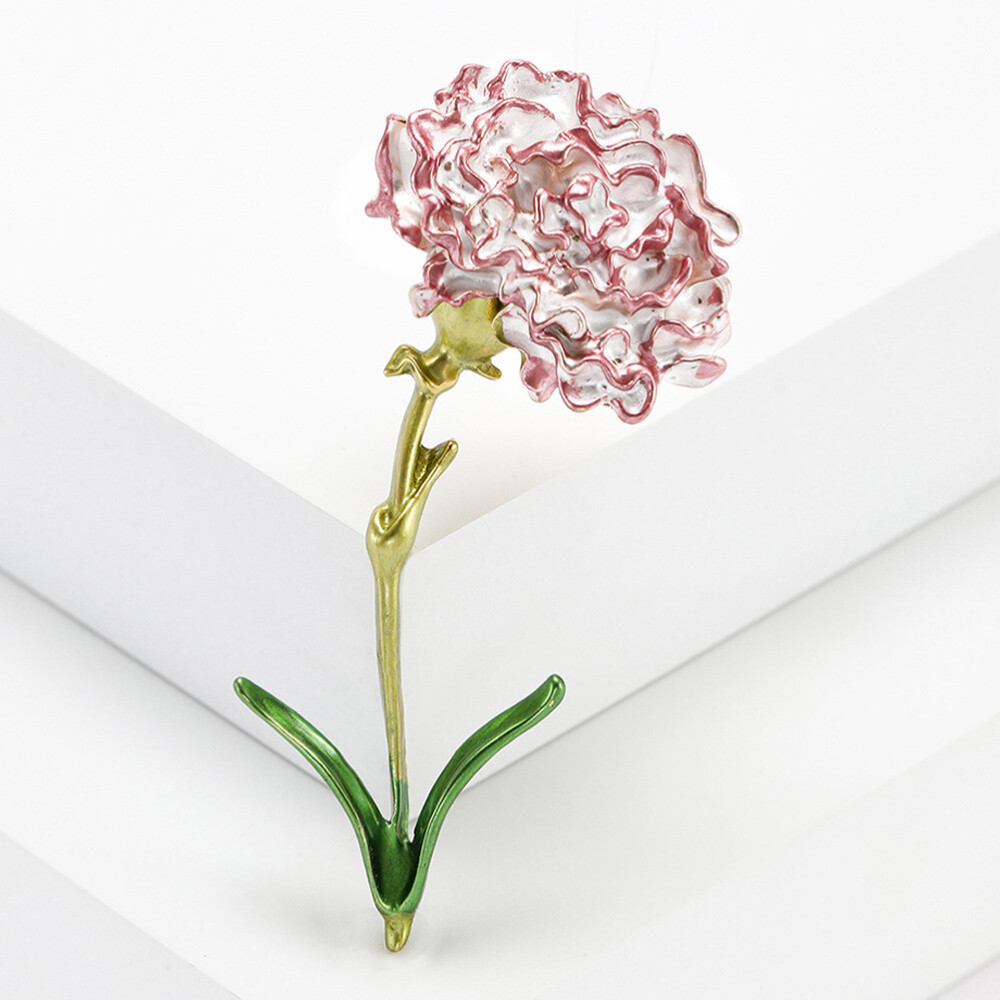 Exquisite Flower Brooch Pin Carnation Lapel Pin Collar Lapel Pin Jewelry