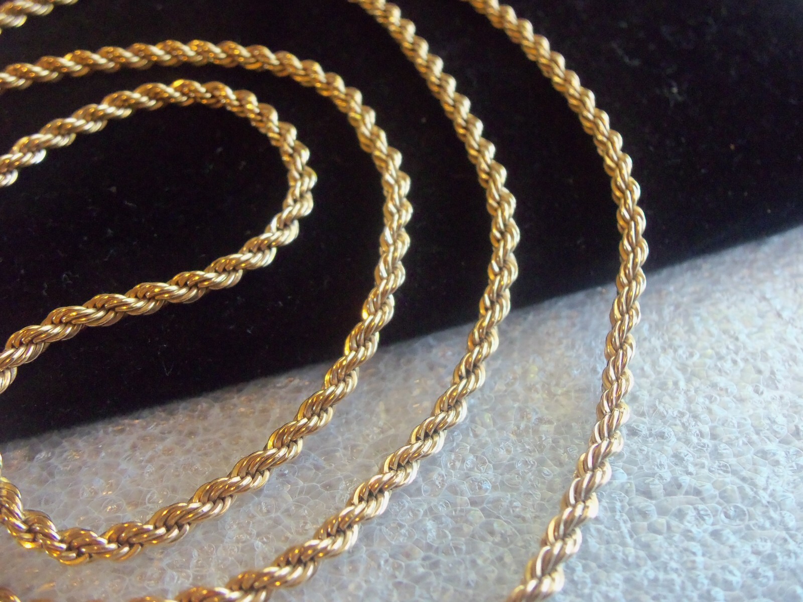 Vintage Gold filled Chain Necklace 33 in 22.5 grams Fifth Avenue