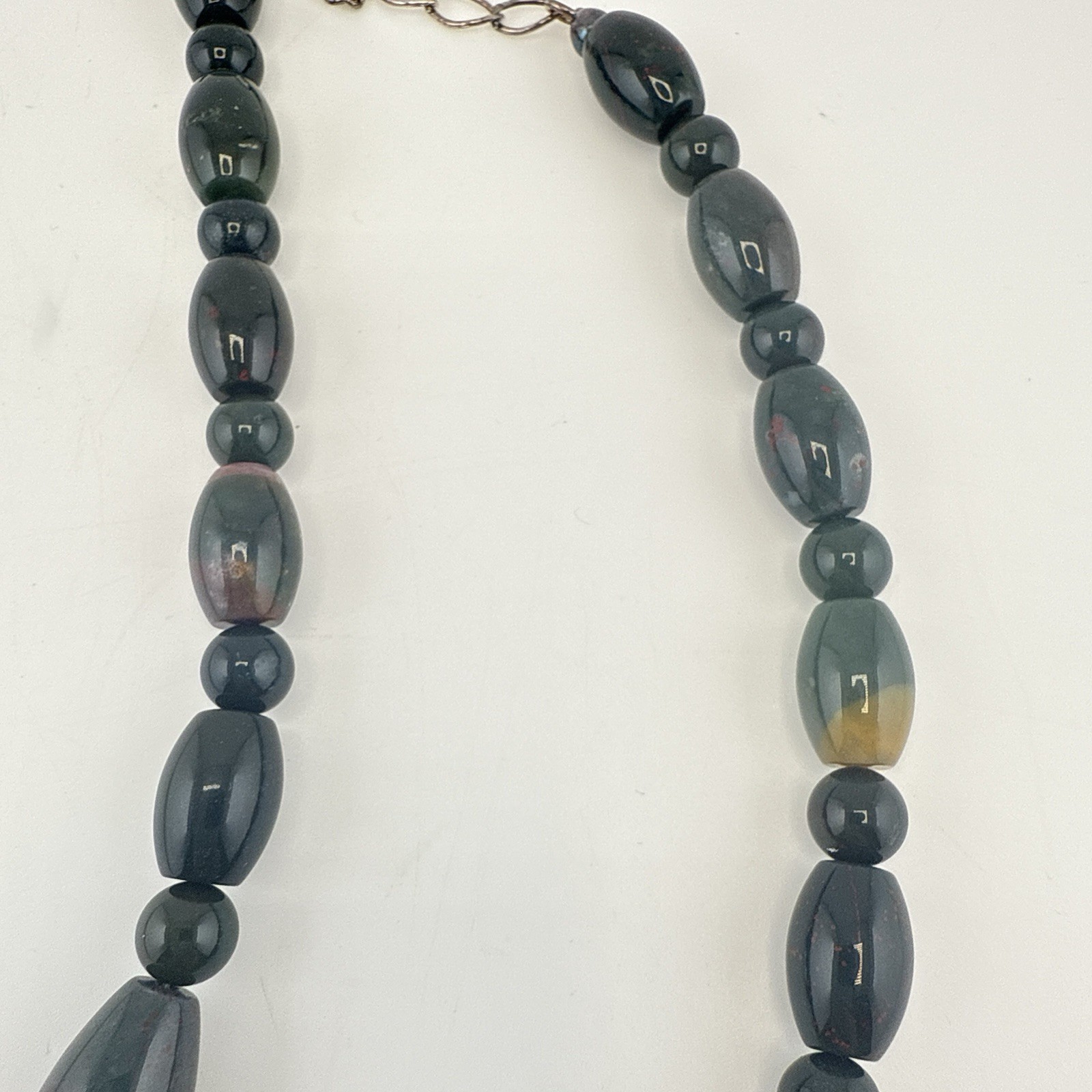 Jay King Necklace Earrings Set Lot Green Blue Beaded Sterling Silver Faceted DTR