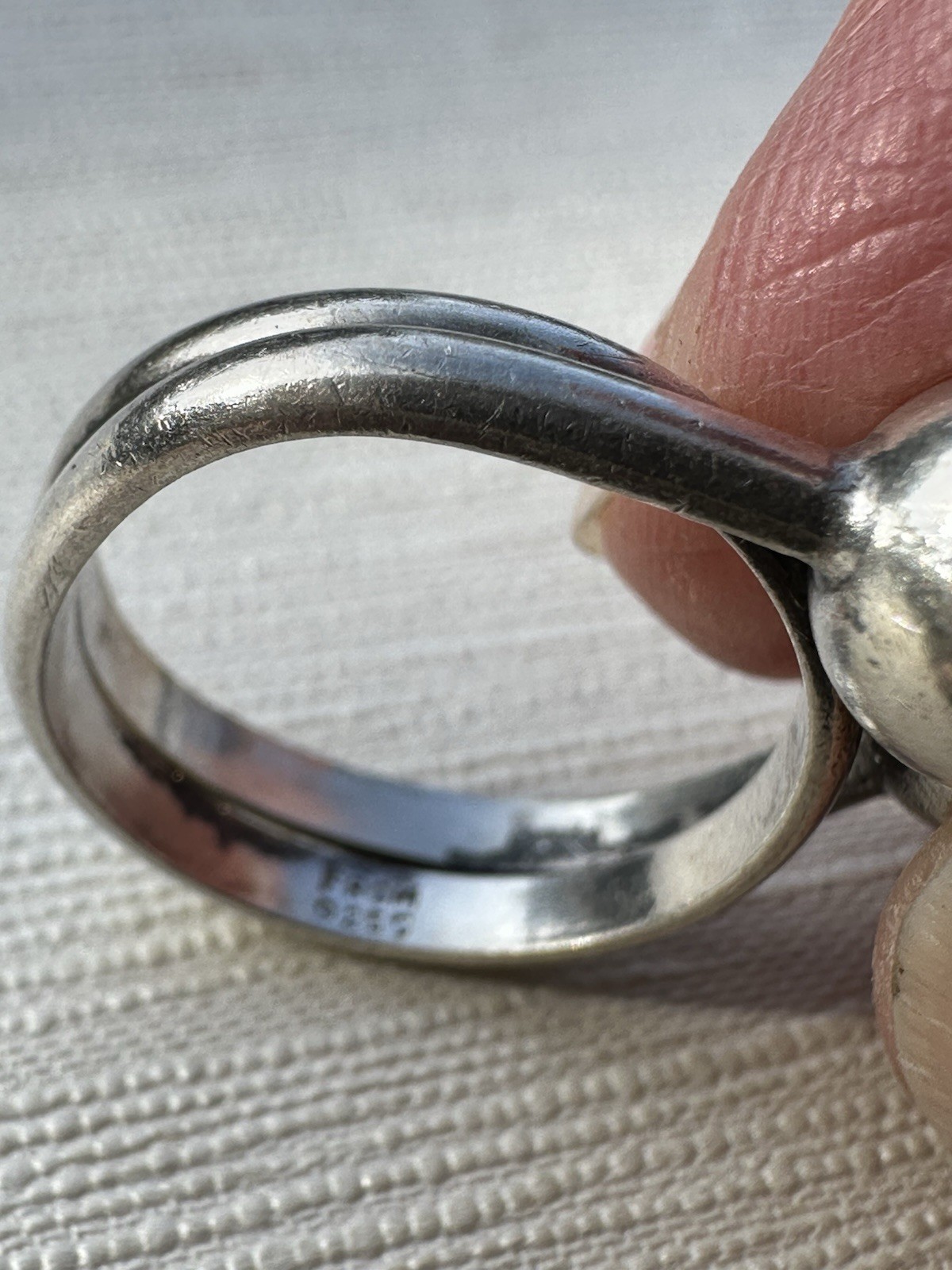 N.E From Vintage Denmark 925S Sterling Silver Ring vintage estate