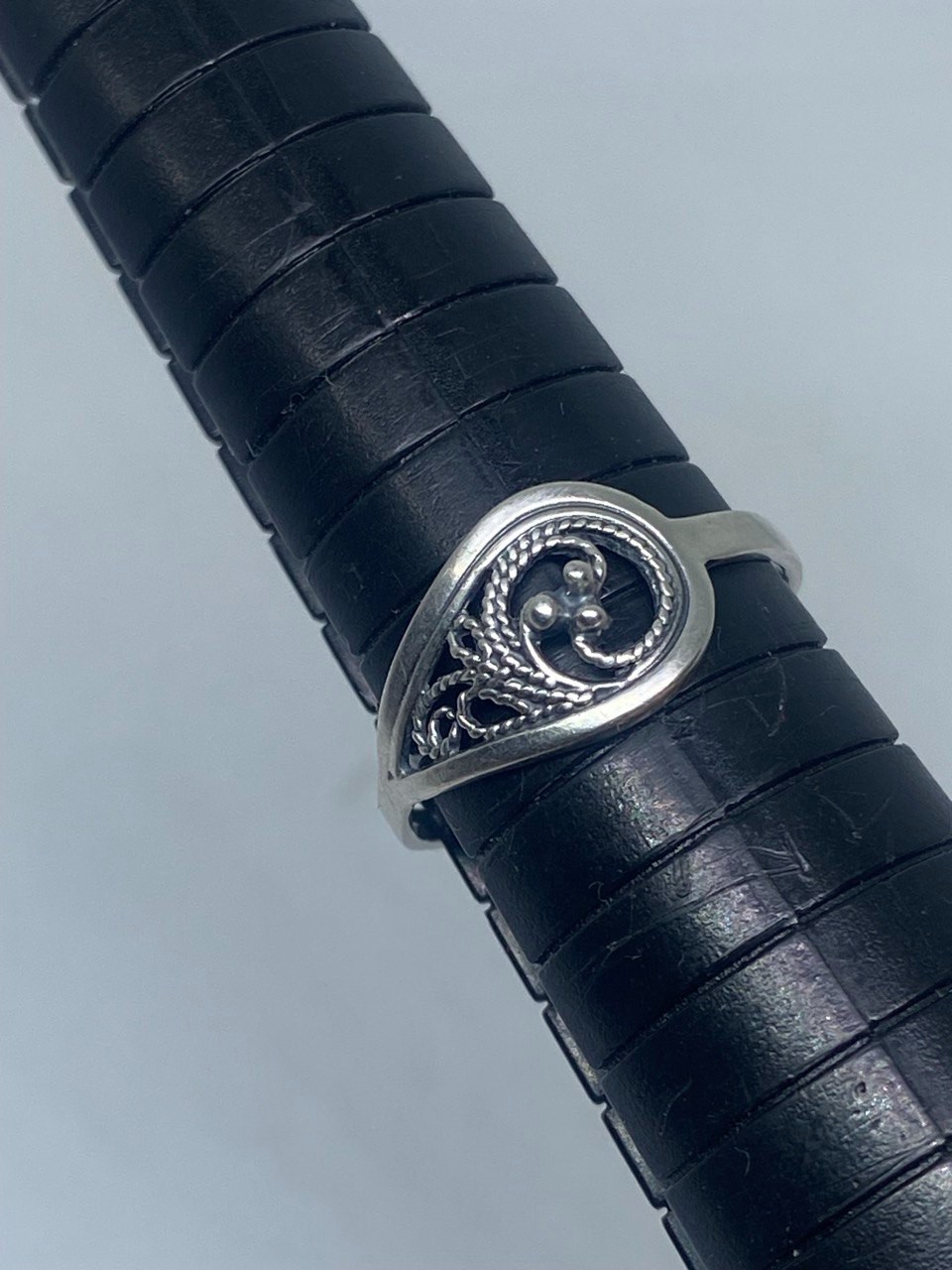 Vintage rings made of 925 silver, Size 7.5 . Weight 1.53 g.Jewelry from Ukraine