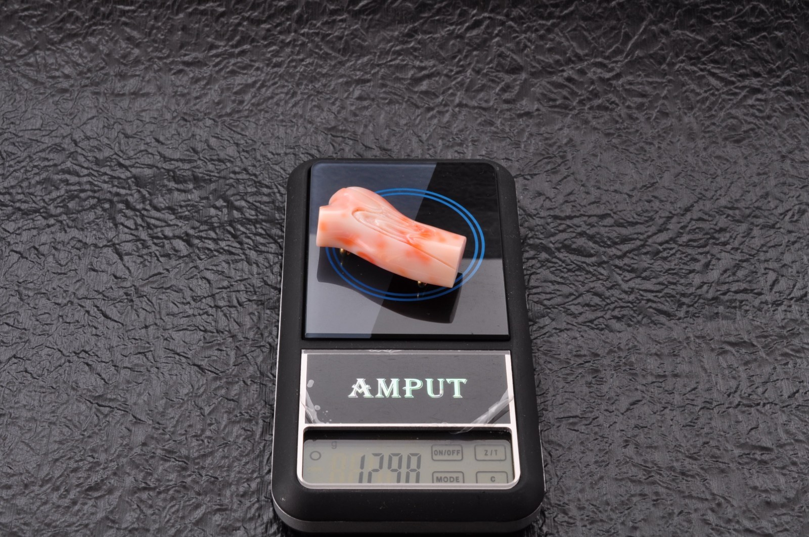 Vintage pink coral OBIDOME “running water” Certificate, (39mm (1.53in) 64.5ct).