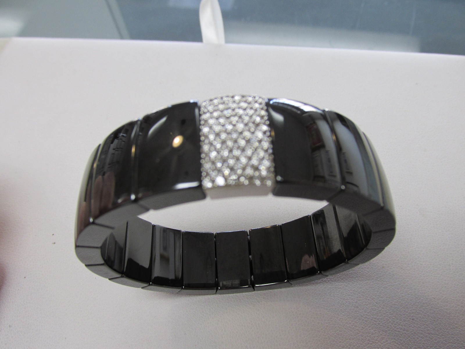 Roberto Demeglio Black Ceramic Expanding Link Bracelet 18k/ Diamonds MAKE OFFER