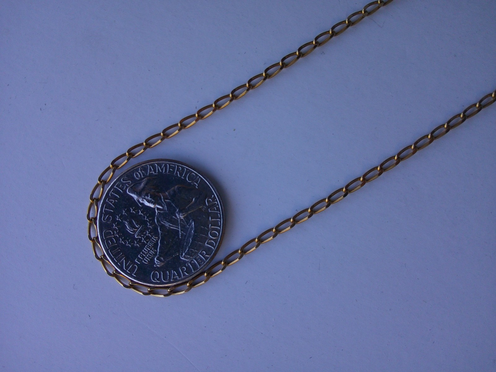 Rare Unique Antique Vintage French 60 cm Long 18K Solid Gold Necklace Chain ⛓️