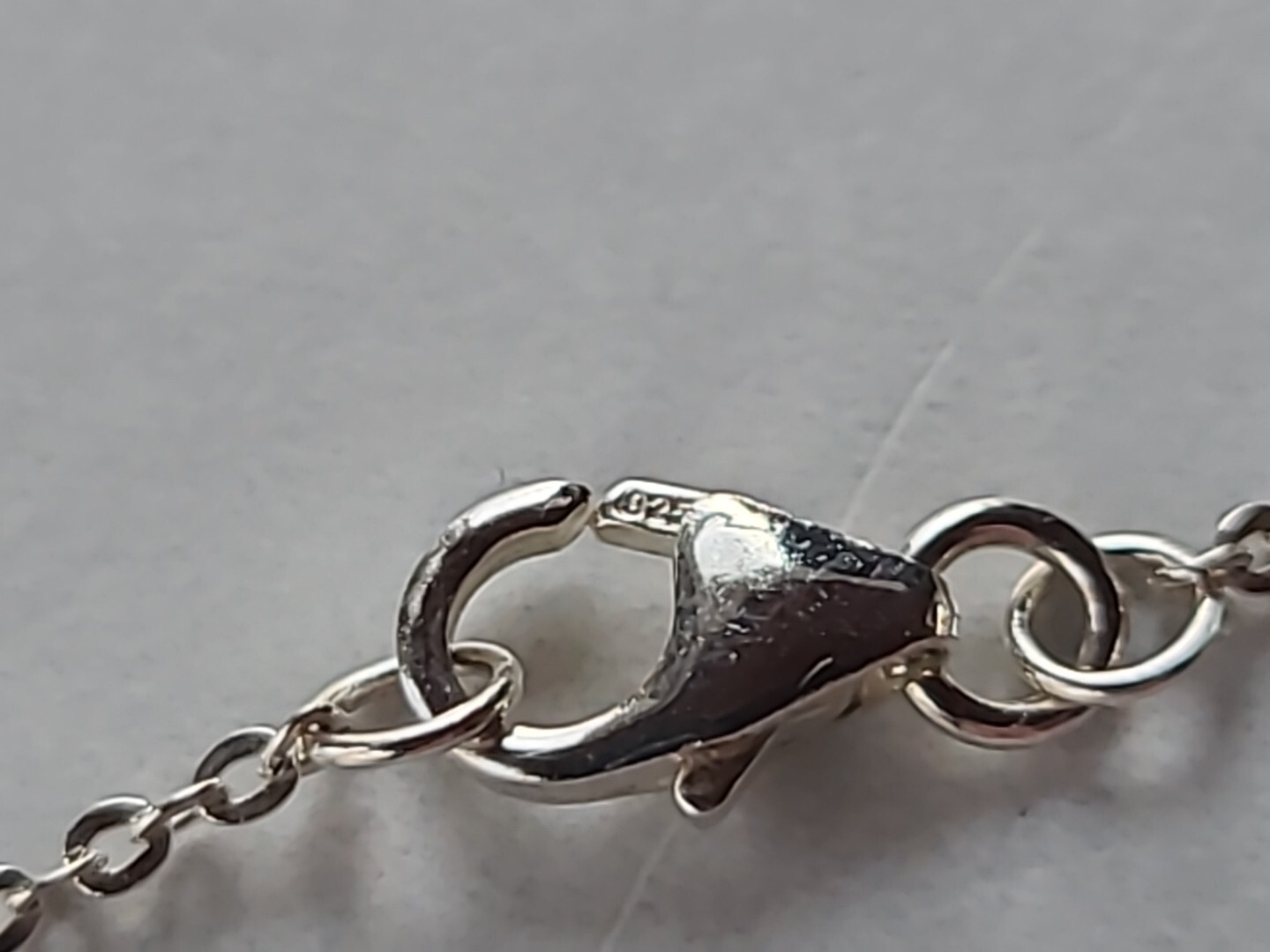925 CZ Pendant Necklace Vintage